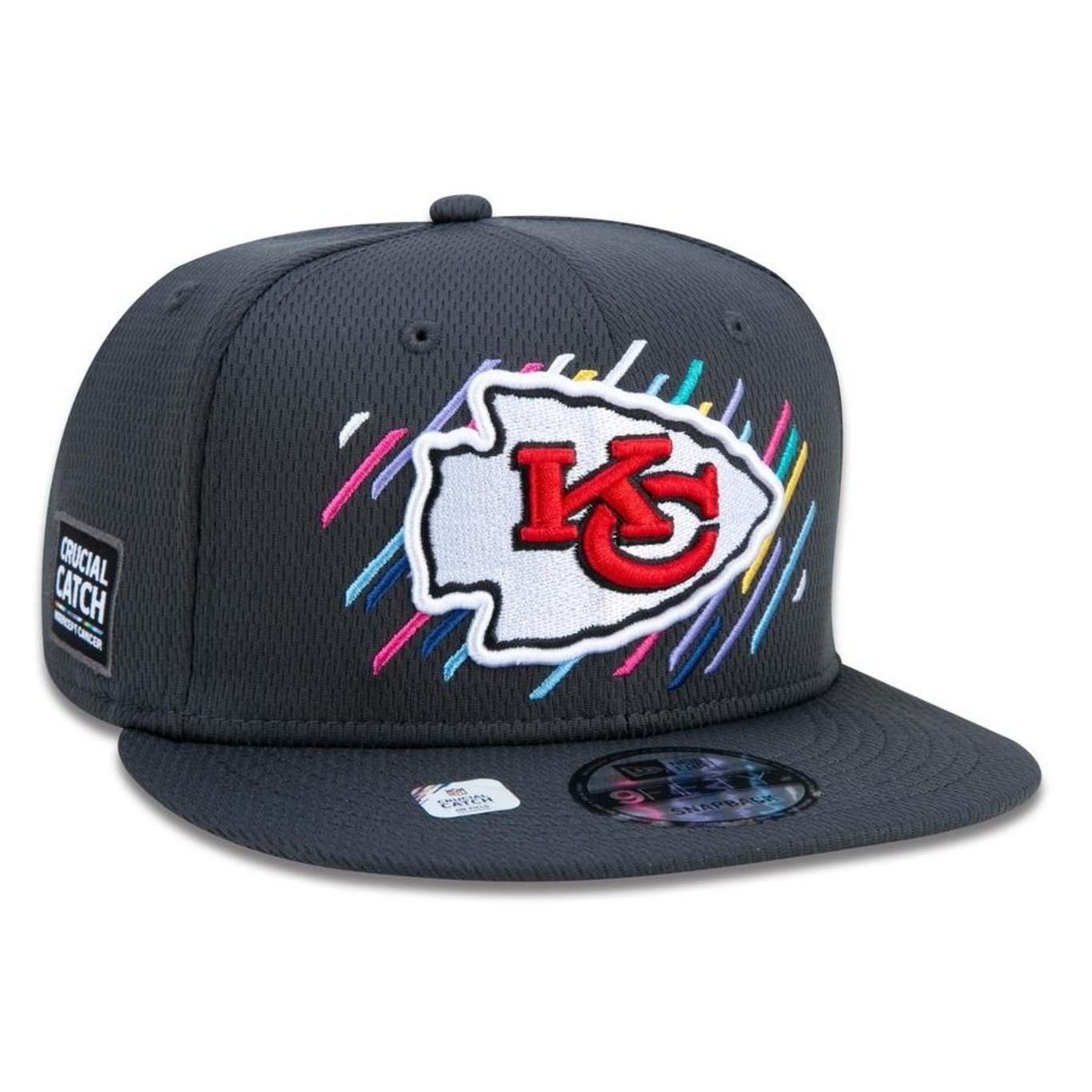 Boné Aba Reta New Era 9Fifty Kansas City Chiefs Crucial Catch - Snapback - Adulto - Foto 3