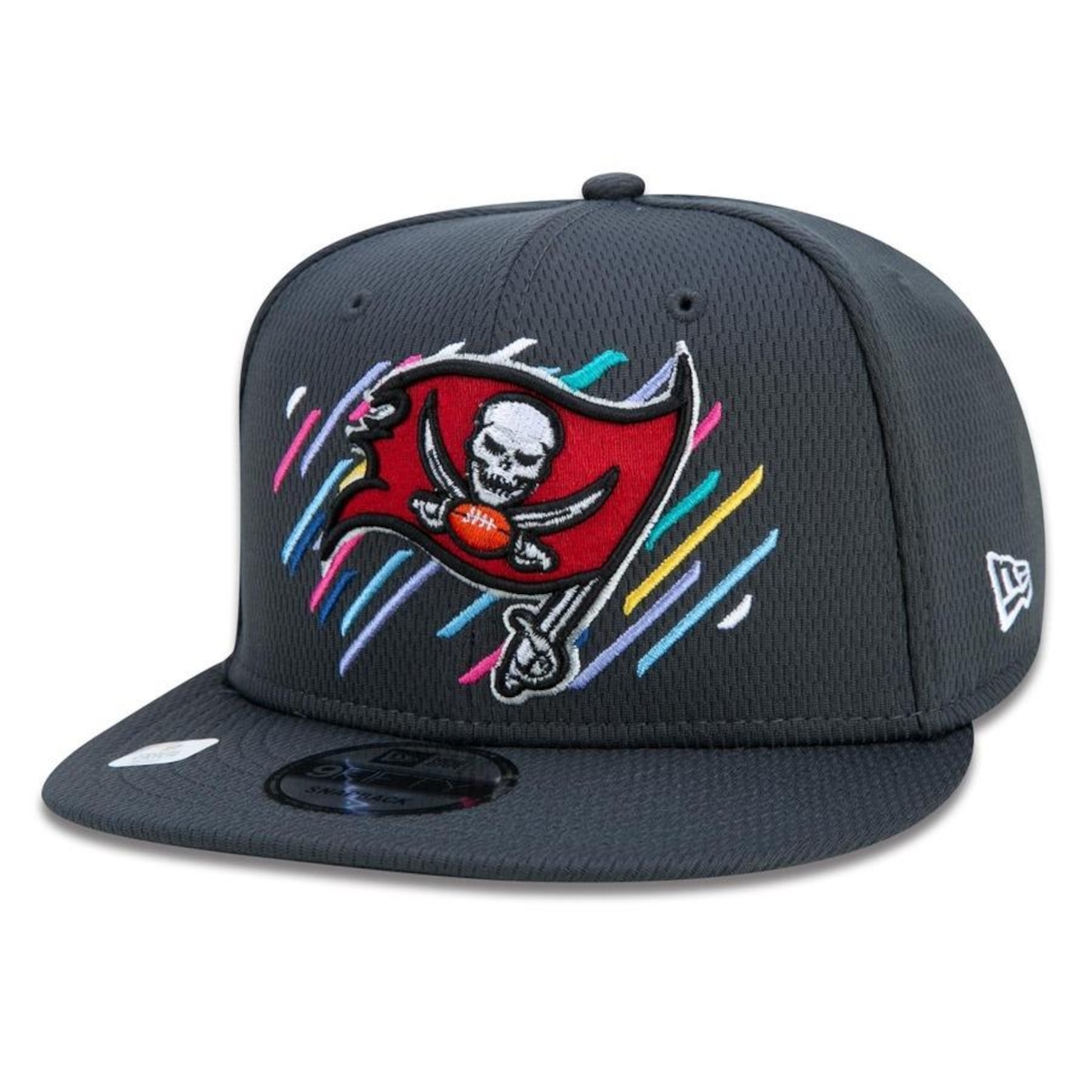 Boné Aba Reta New Era 9Fifty Tampa Bay Buccaneers Crucial Catch - Snapback - Adulto - Foto 1