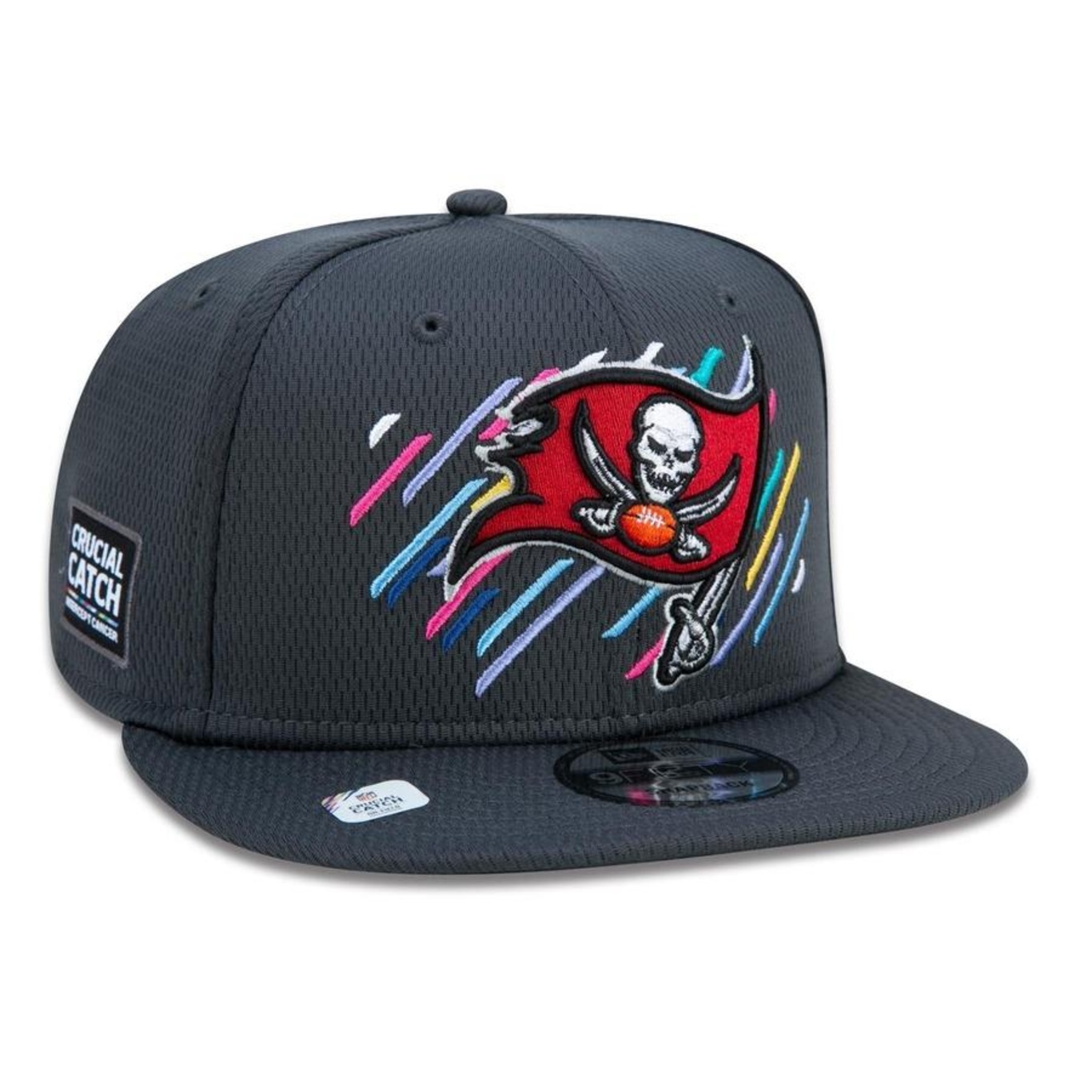 Boné Aba Reta New Era 9Fifty Tampa Bay Buccaneers Crucial Catch - Snapback - Adulto - Foto 3