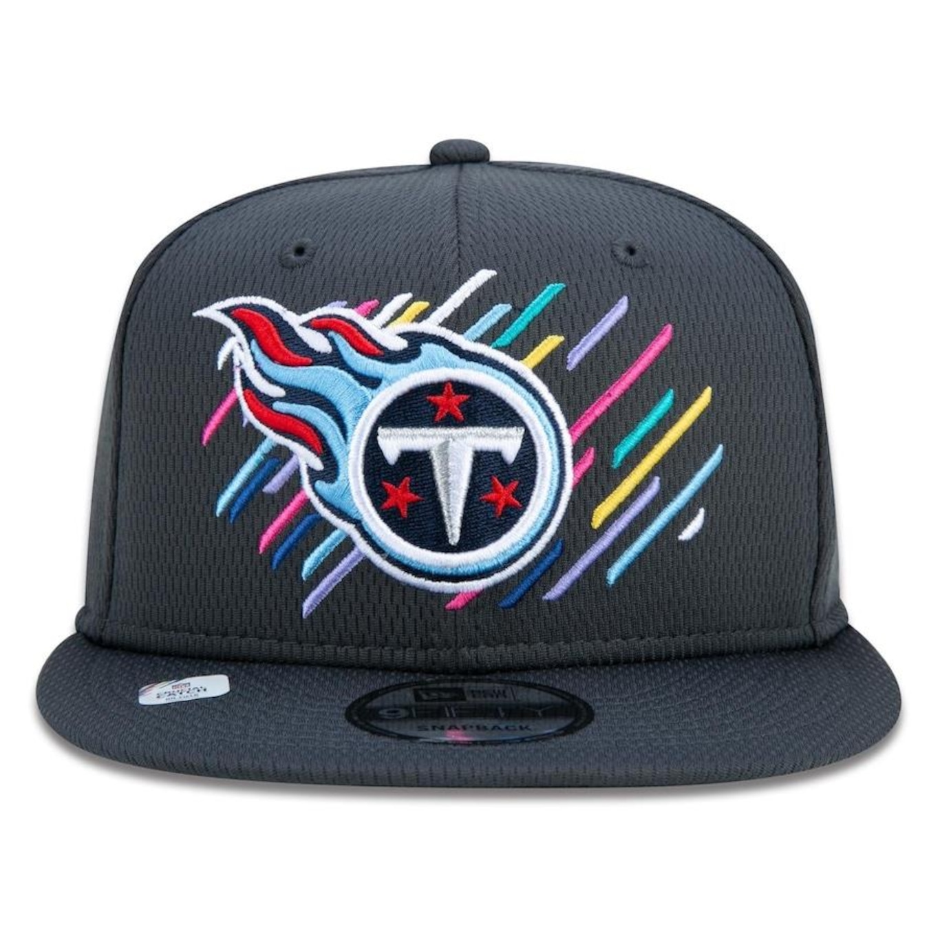 Boné Aba Reta New Era 9Fifty Tennessee Titans Crucial Catch - Snapback - Adulto - Foto 2