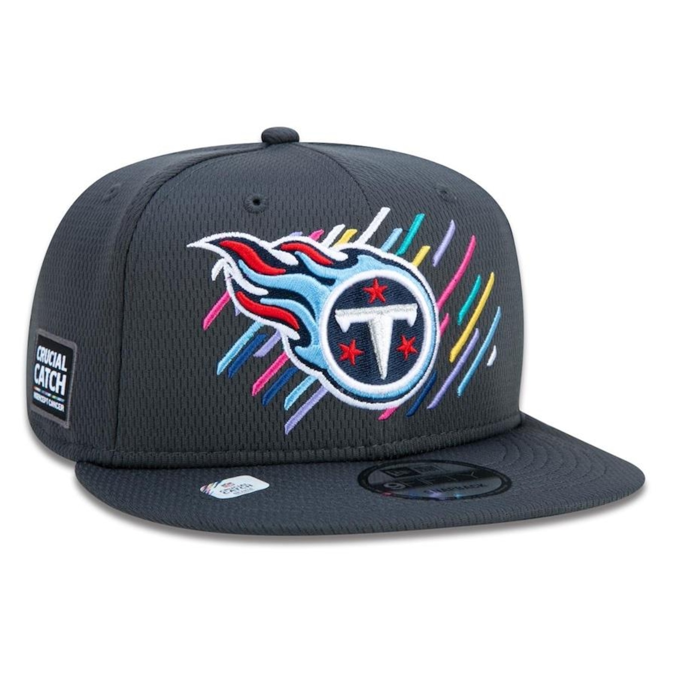 Boné Aba Reta New Era 9Fifty Tennessee Titans Crucial Catch - Snapback - Adulto - Foto 3