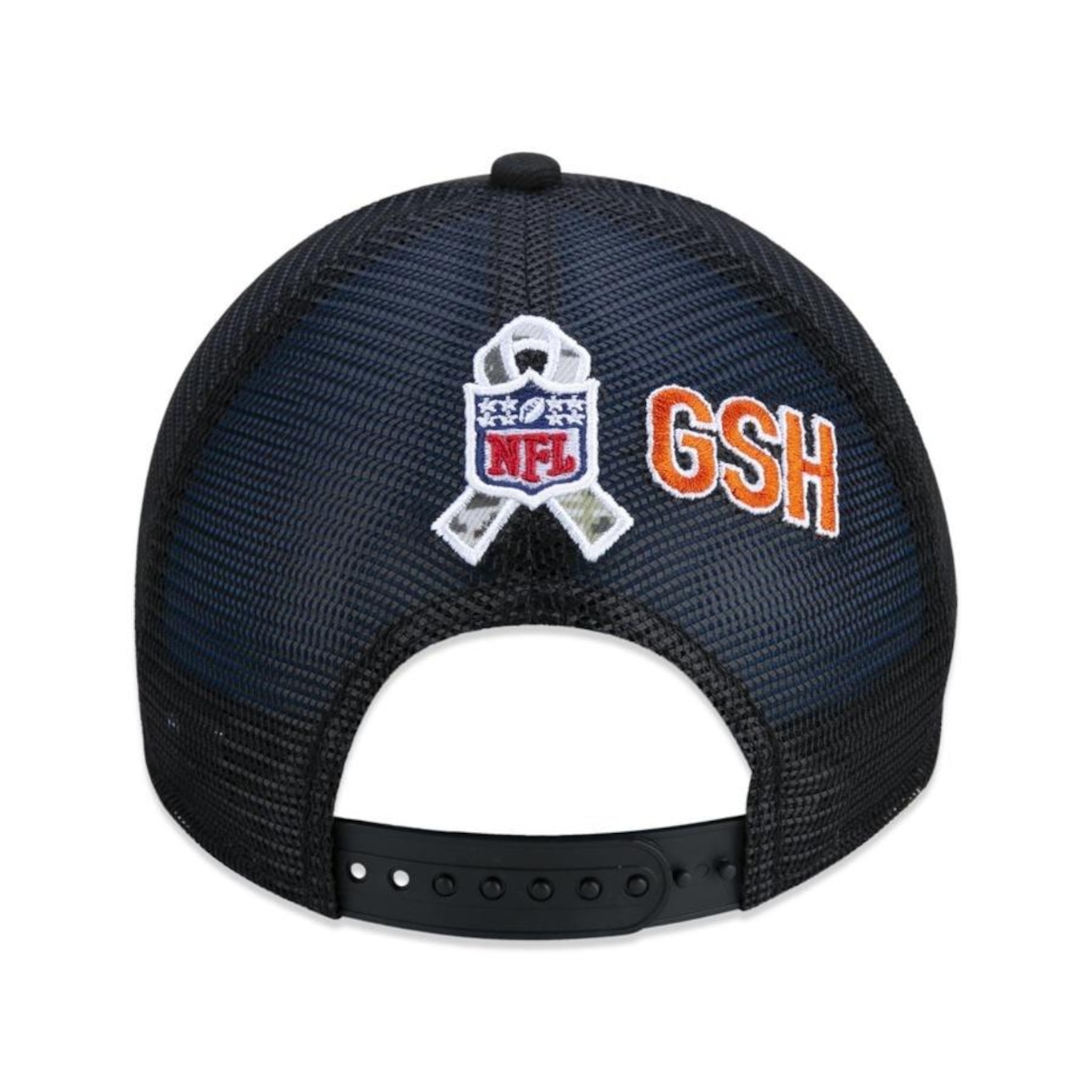 Boné Aba Curva New Era 9Forty Trucker Chicago Bears Salute to Service NFL - Snapback - Adulto - Foto 4