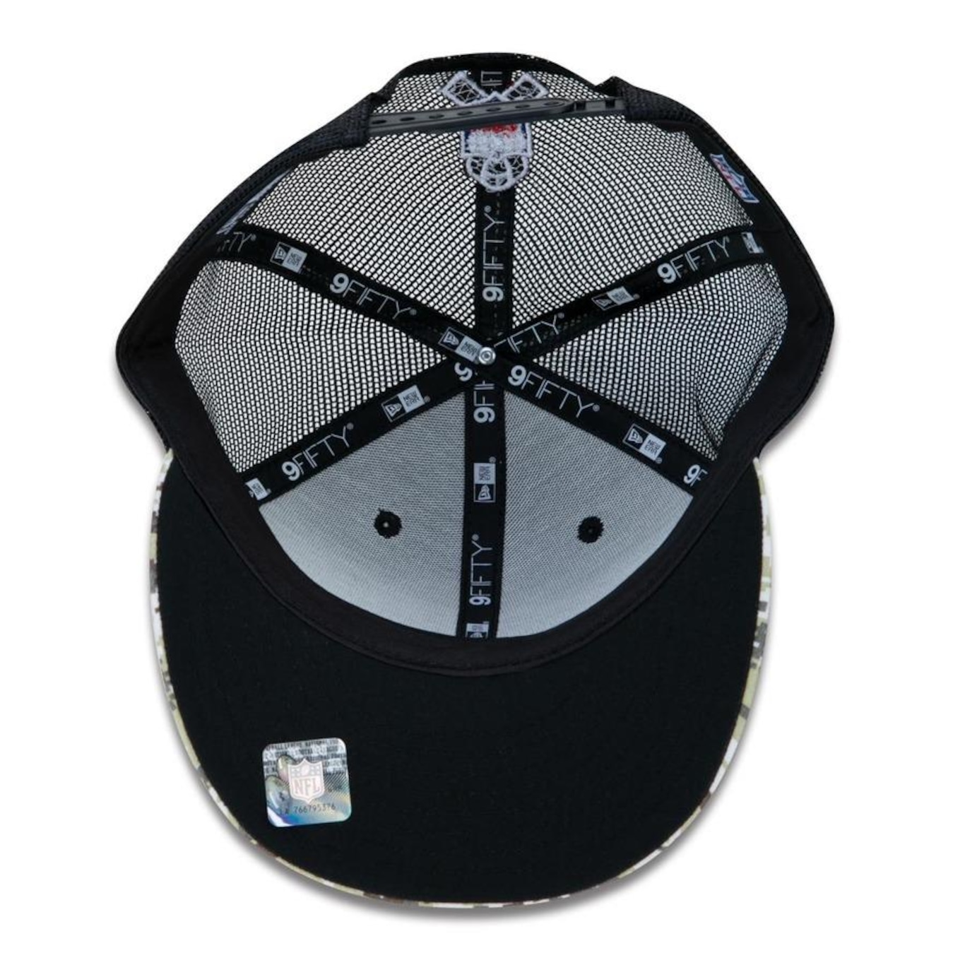 Boné Aba Reta New Era 9Fifty Trucker Atlanta Falcons Salute to Service NFL - Snapback - Adulto - Foto 6