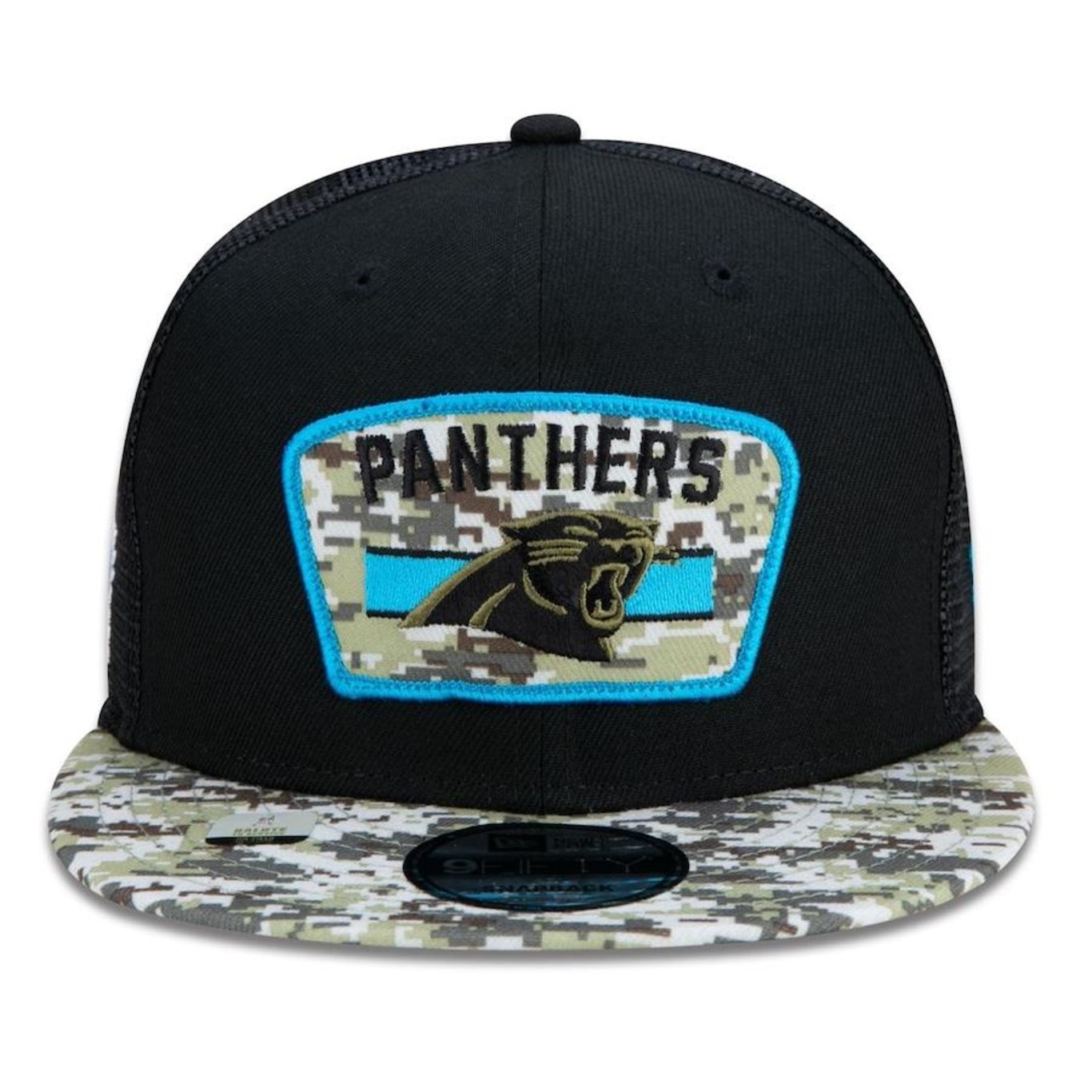 Boné Aba Reta New Era 9Fifty Trucker Carolina Panthers Salute to Service NFL - Snapback - Adulto - Foto 2