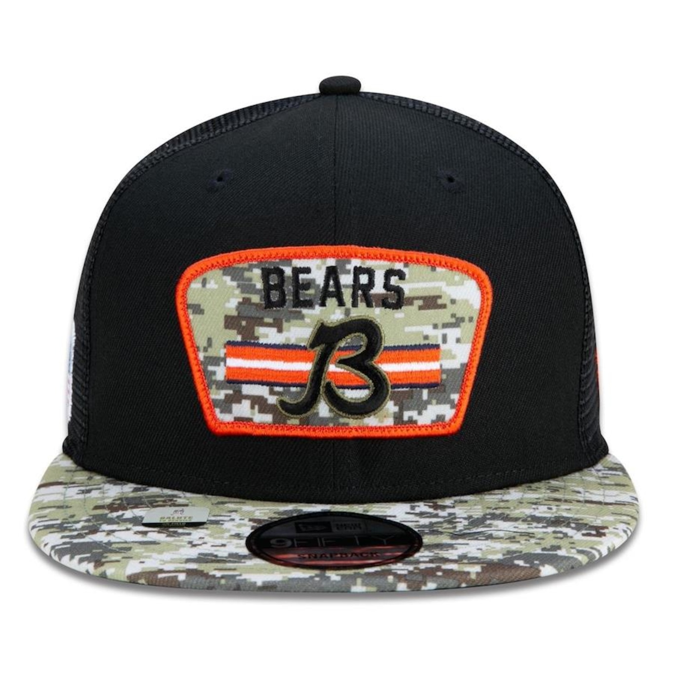 Boné Aba Reta New Era 9Fifty Trucker Chicago Bears Salute to Service NFL - Snapback - Adulto - Foto 2