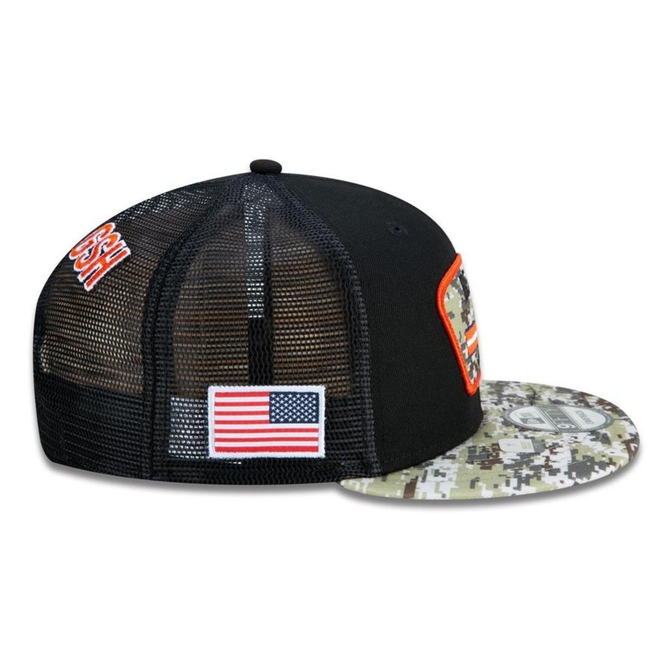 Boné Aba Reta New Era 9Fifty Trucker Chicago Bears Salute to Service NFL - Snapback - Adulto - Foto 5