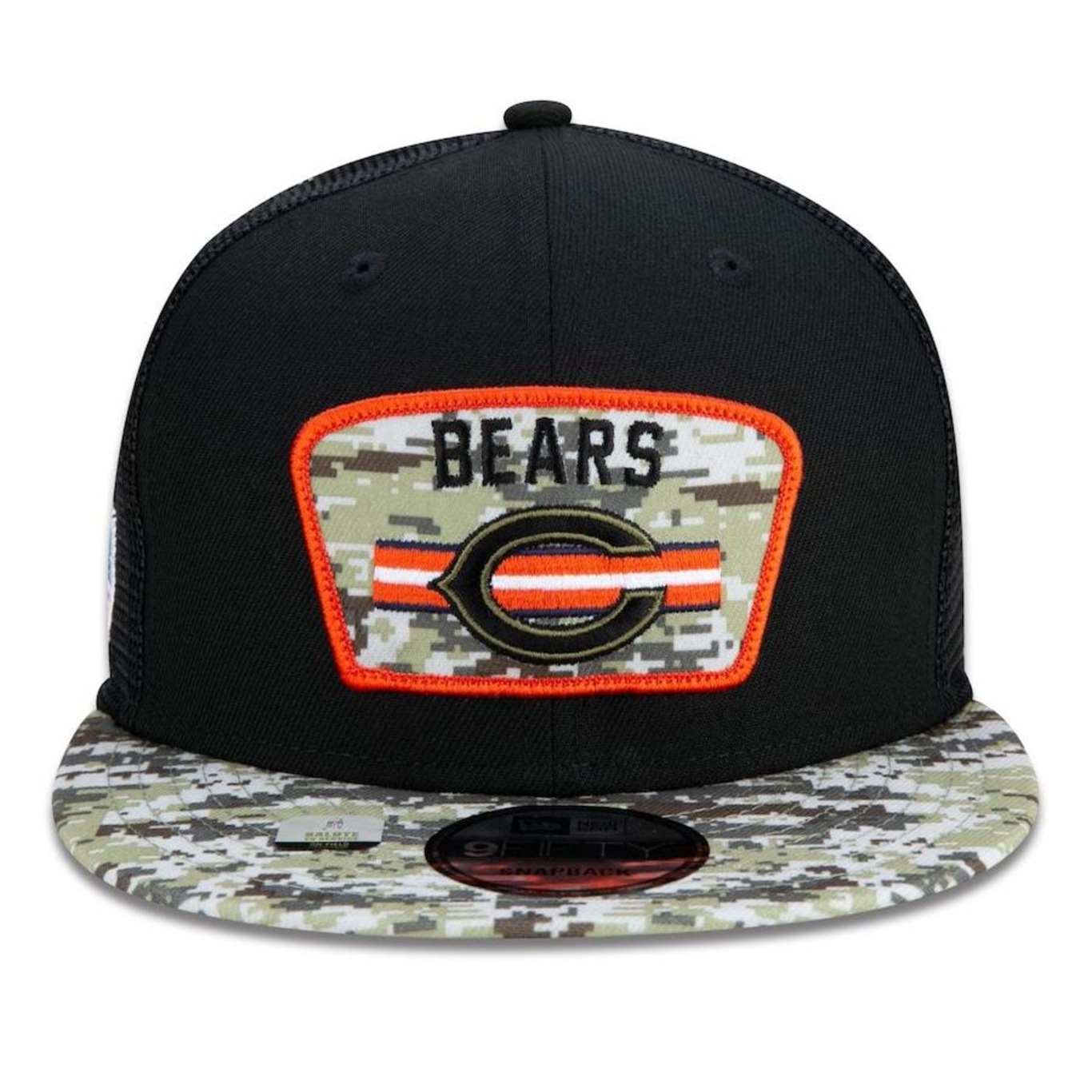 Boné Aba Reta New Era 9Fifty Trucker Chicago Bears Salute to Service NFL - Snapback - Adulto - Foto 2