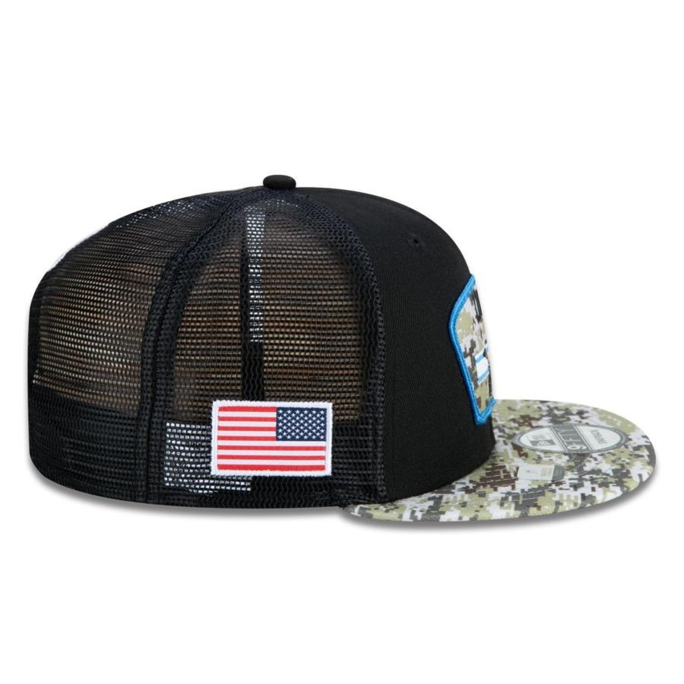 Boné Aba Reta New Era 9Fifty Trucker Detroit Lions Salute to Service NFL - Snapback - Adulto - Foto 5