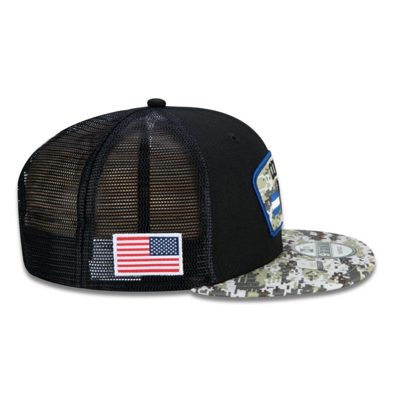 Boné Aba Reta New Era 9Fifty Trucker Indianapolis Colts Salute to Service NFL - Snapback - Adulto - Foto 5