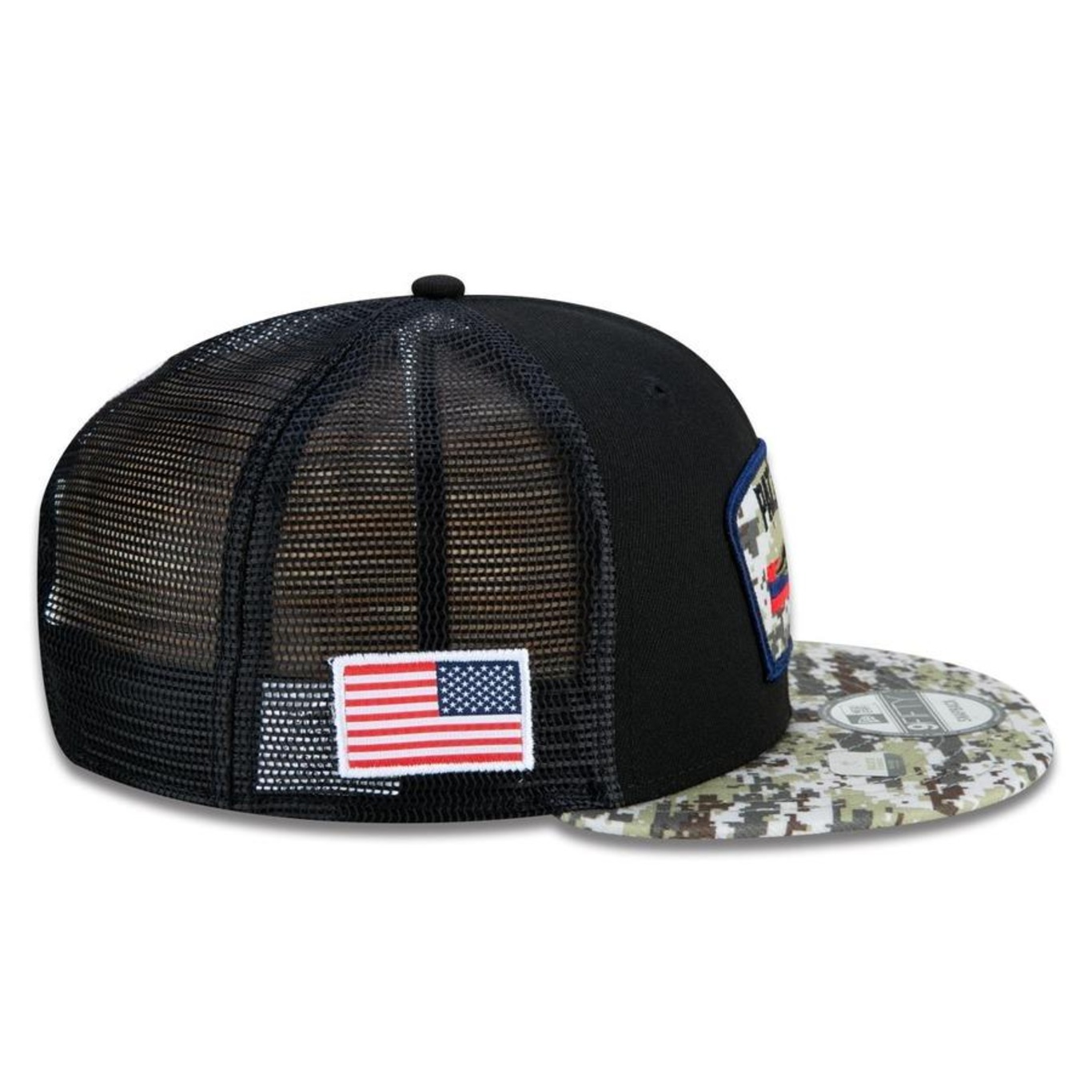 Boné Aba Reta New Era 9Fifty Trucker New England Patriots Salute to Service NFL - Snapback - Adulto - Foto 5