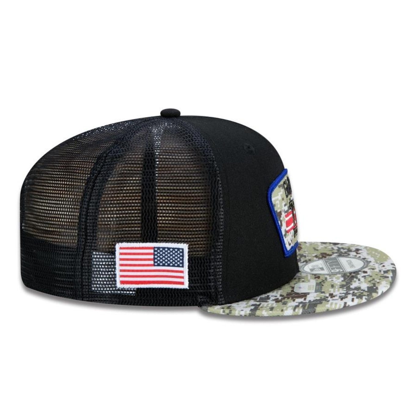 Boné Aba Reta New Era 9Fifty Trucker New York Giants Salute to Service NFL - Snapback - Adulto - Foto 5