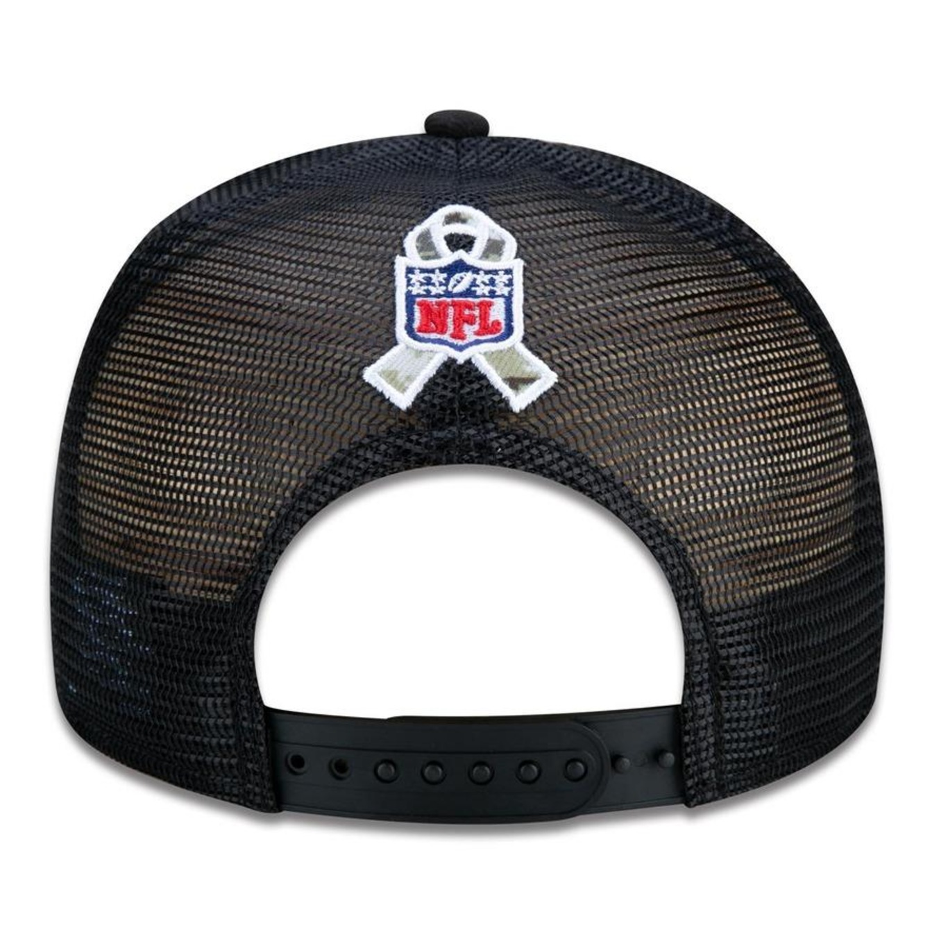 Boné Aba Reta New Era 9Fifty Trucker Tampa Bay Buccaneers Salute to Service NFL - Snapback - Adulto - Foto 4