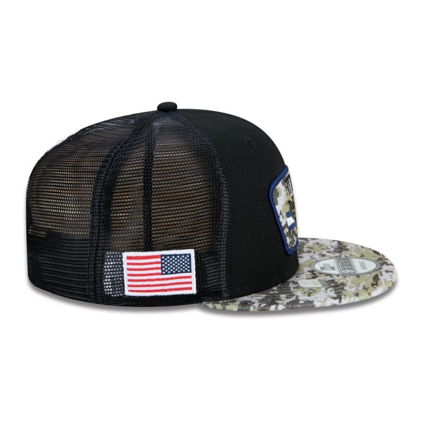 Boné Aba Reta New Era 9Fifty Trucker Tennessee Titans Salute to Service NFL - Snapback - Adulto - Foto 5