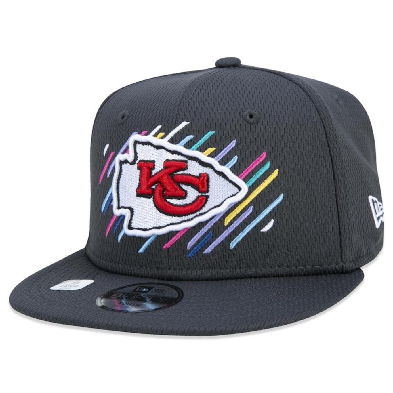 Boné Aba Reta New Era 9Fifty Kansas City Chiefs Crucial Catch - Snapback - Infantil - Foto 1