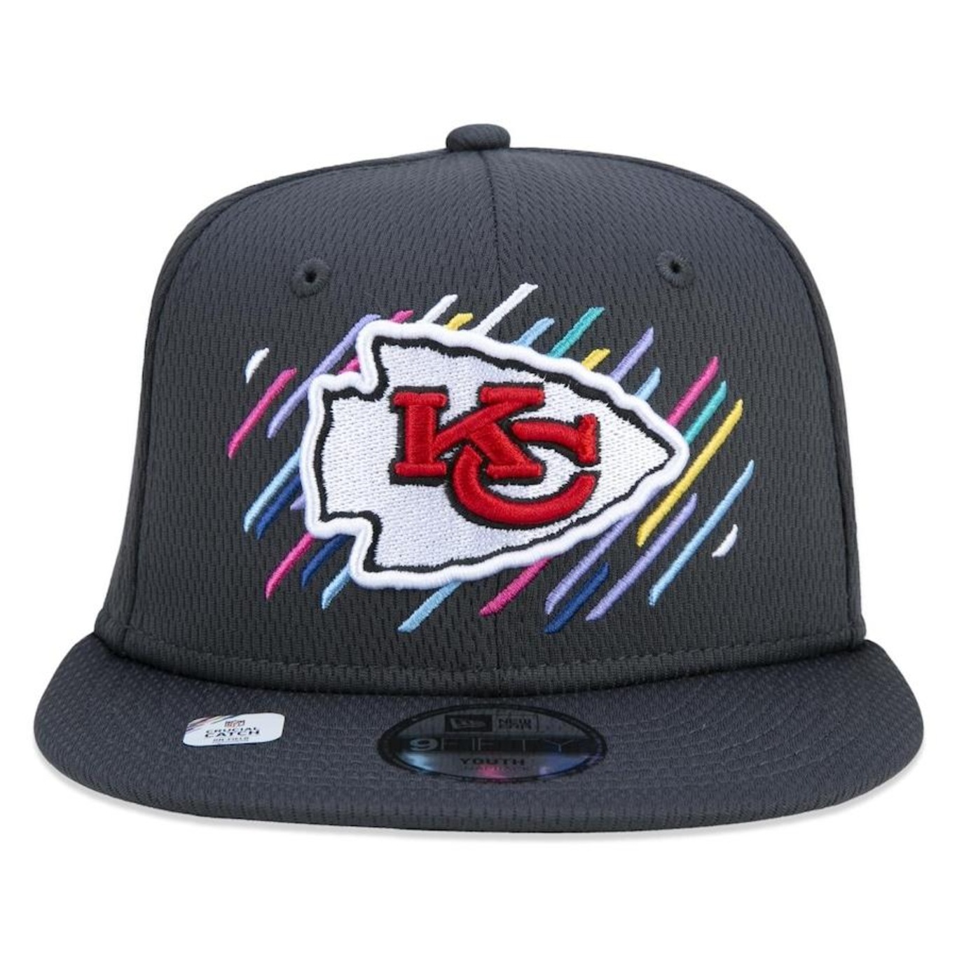 Boné Aba Reta New Era 9Fifty Kansas City Chiefs Crucial Catch - Snapback - Infantil - Foto 2