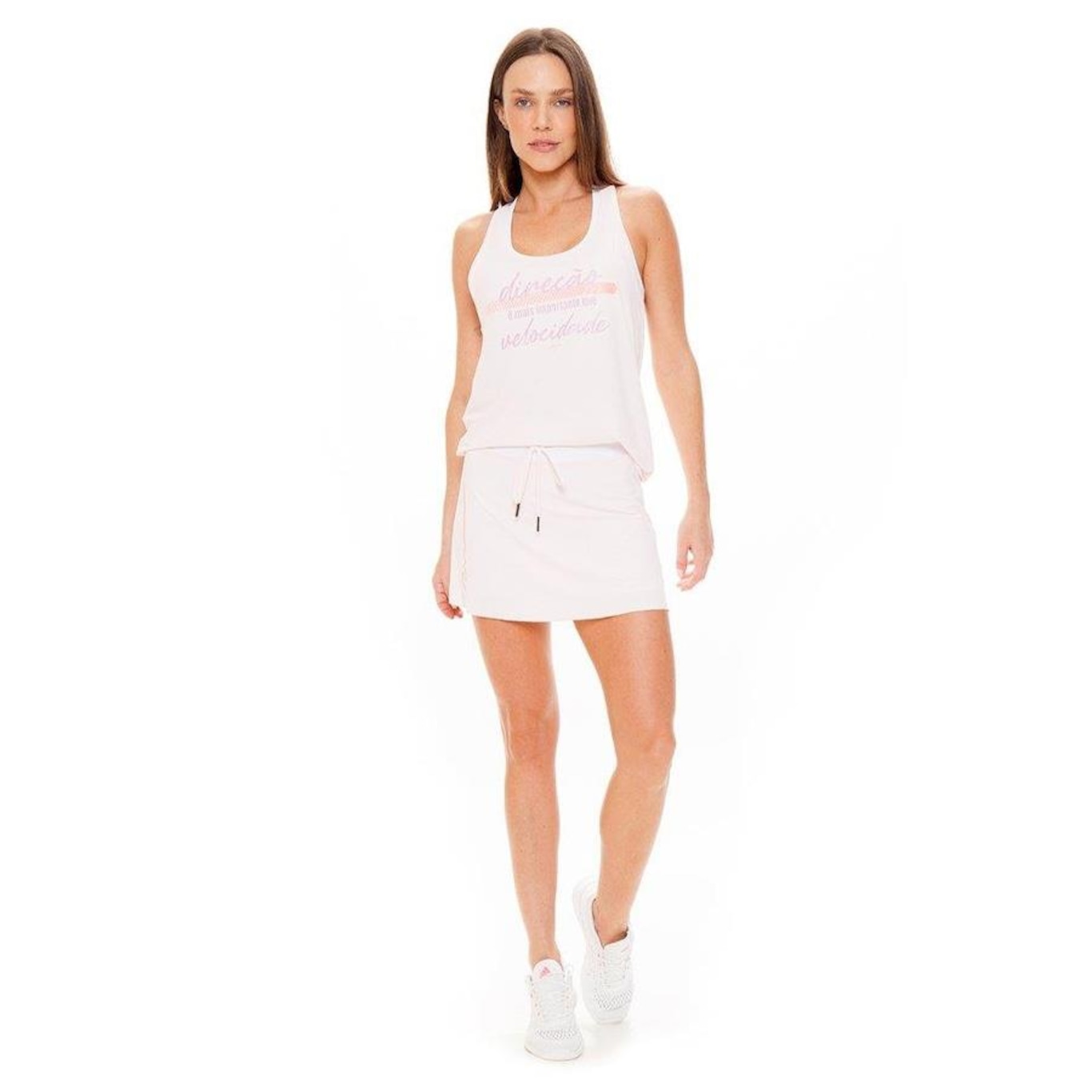 Shorts Saia Rola Moça Luar - Feminino - Foto 1