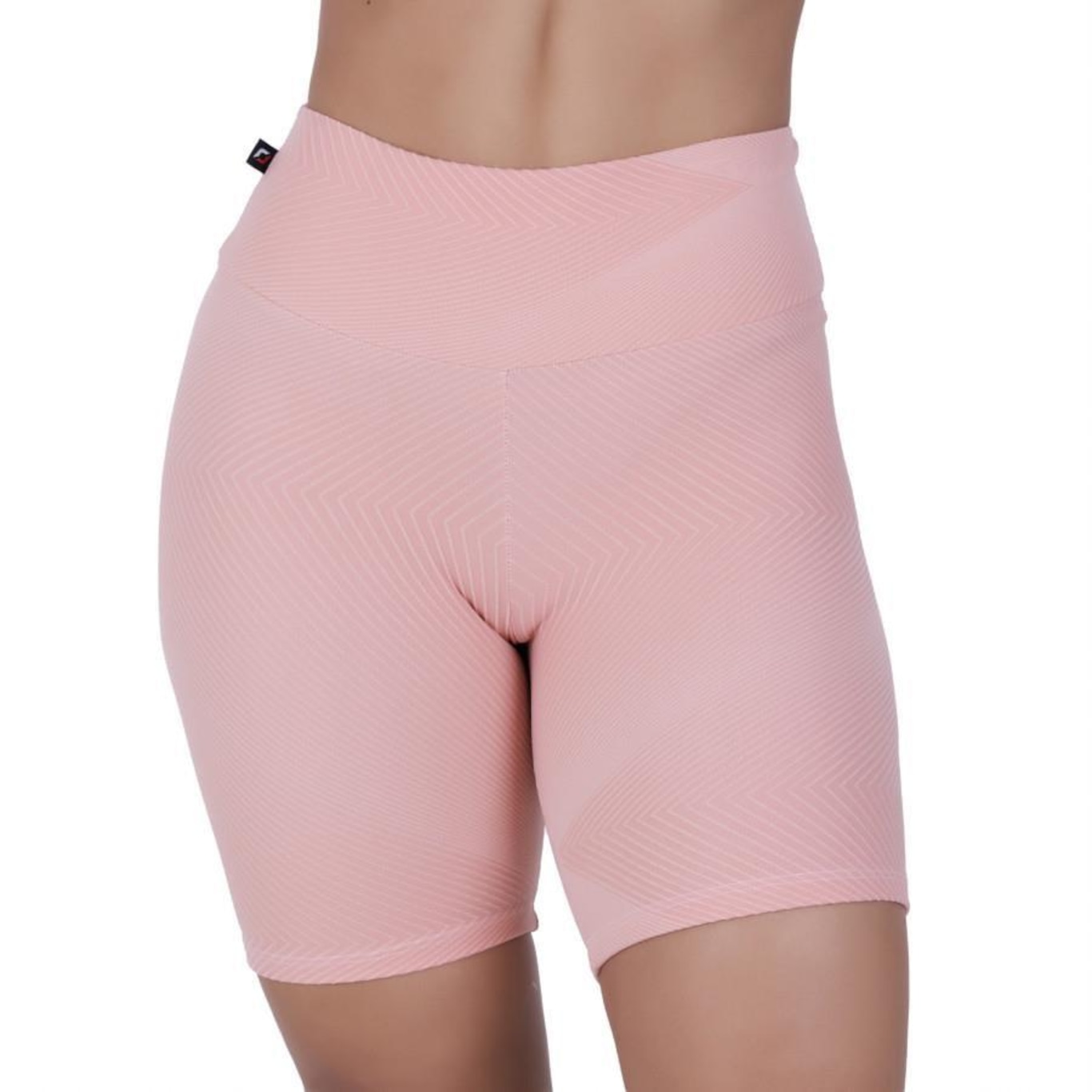 Bermuda Orbis Fitness Meia Coxa Jacquard Relevo - Feminina - Foto 1