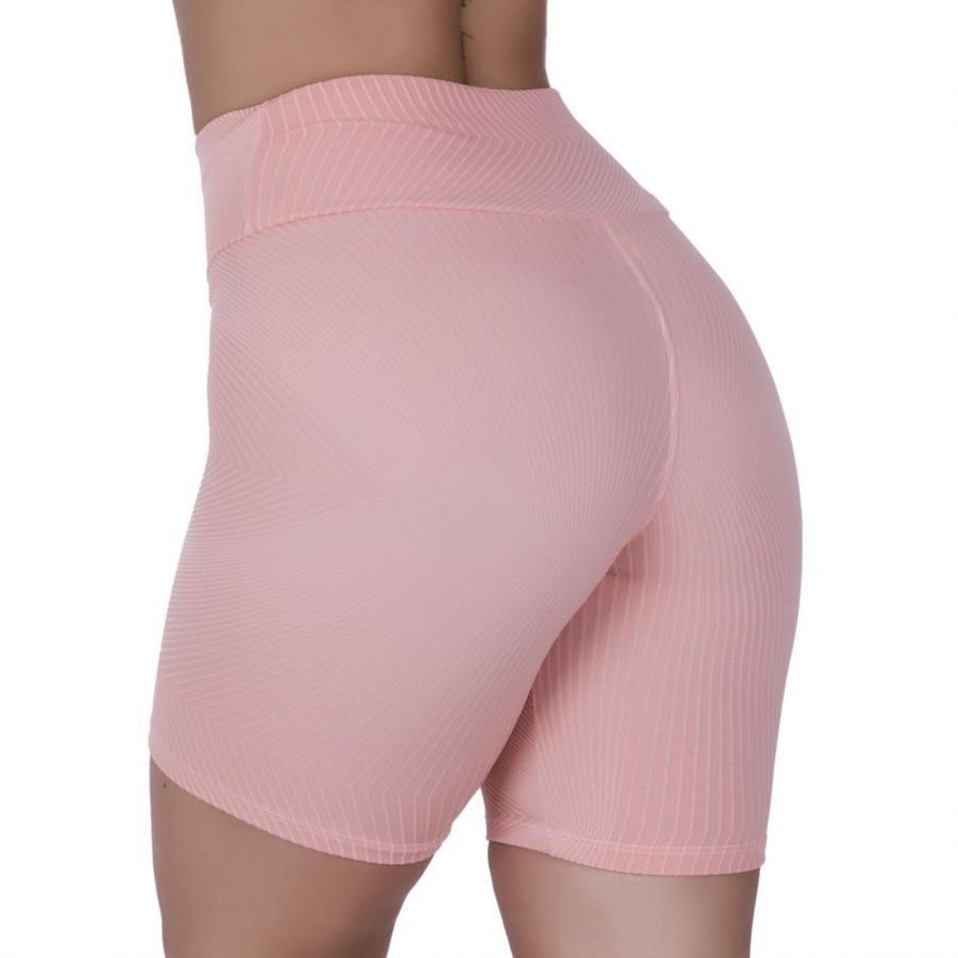 Bermuda Orbis Fitness Meia Coxa Jacquard Relevo - Feminina - Foto 3