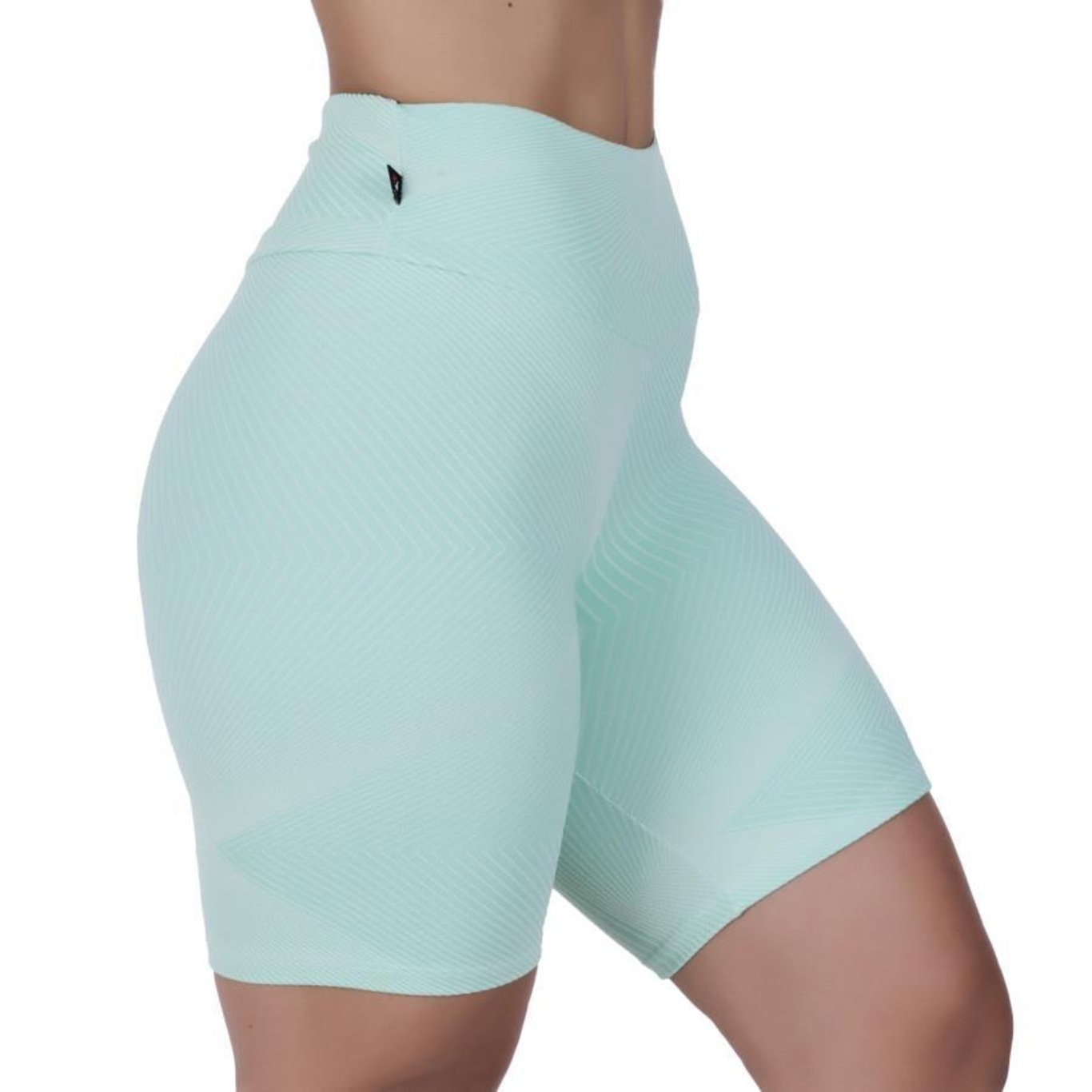 Bermuda Orbis Fitness Meia Coxa Jacquard Relevo - Feminina - Foto 1