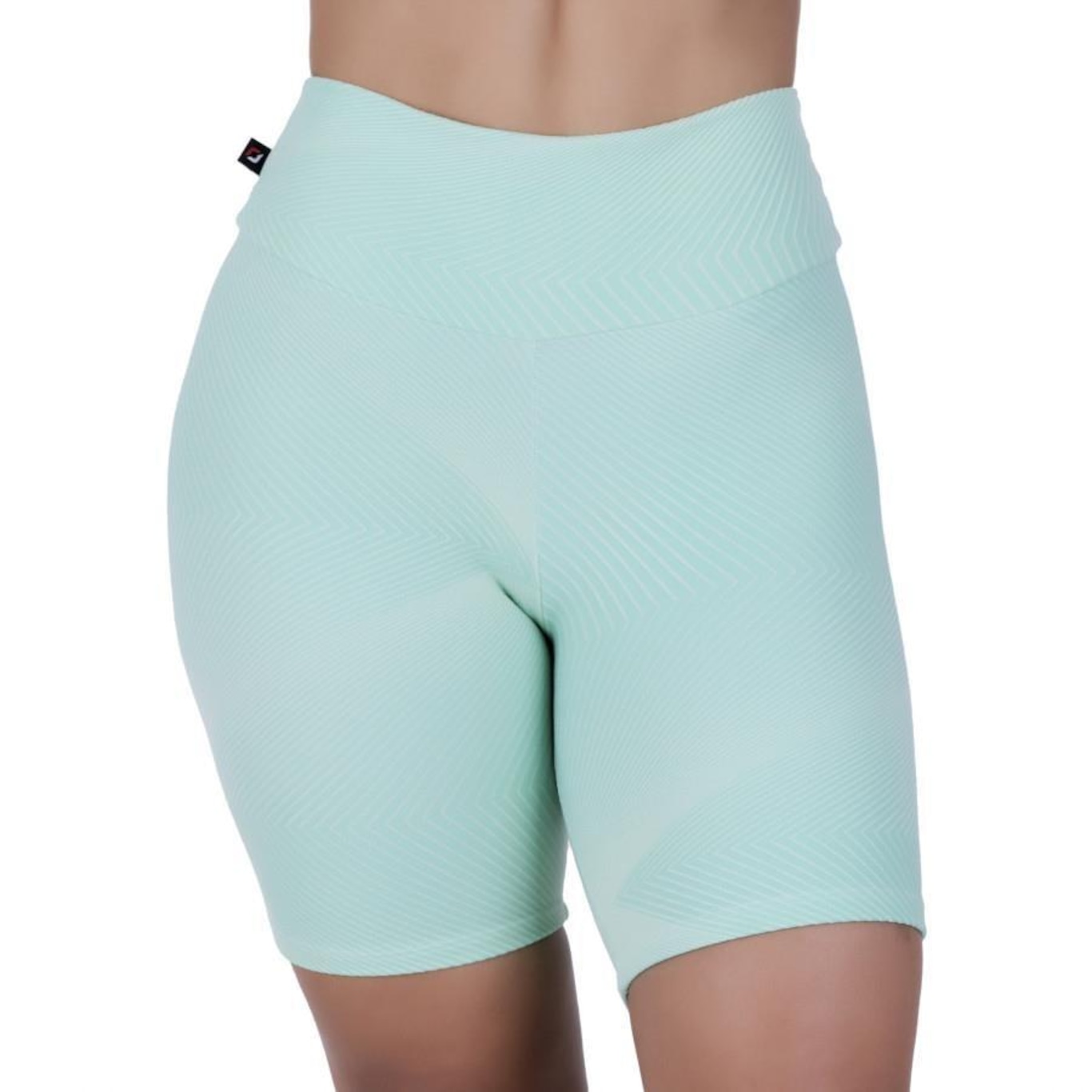 Bermuda Orbis Fitness Meia Coxa Jacquard Relevo - Feminina - Foto 2