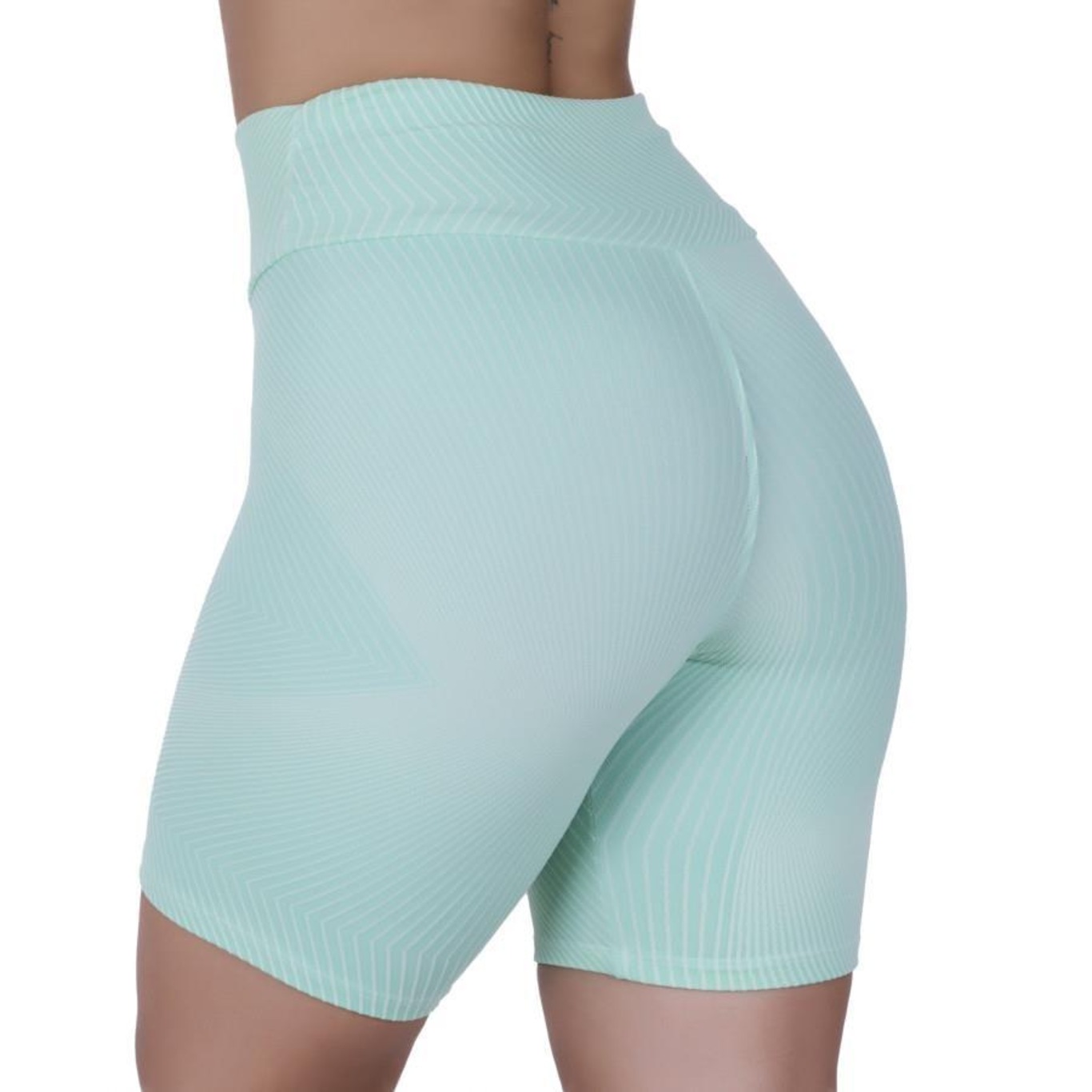 Bermuda Orbis Fitness Meia Coxa Jacquard Relevo - Feminina - Foto 3