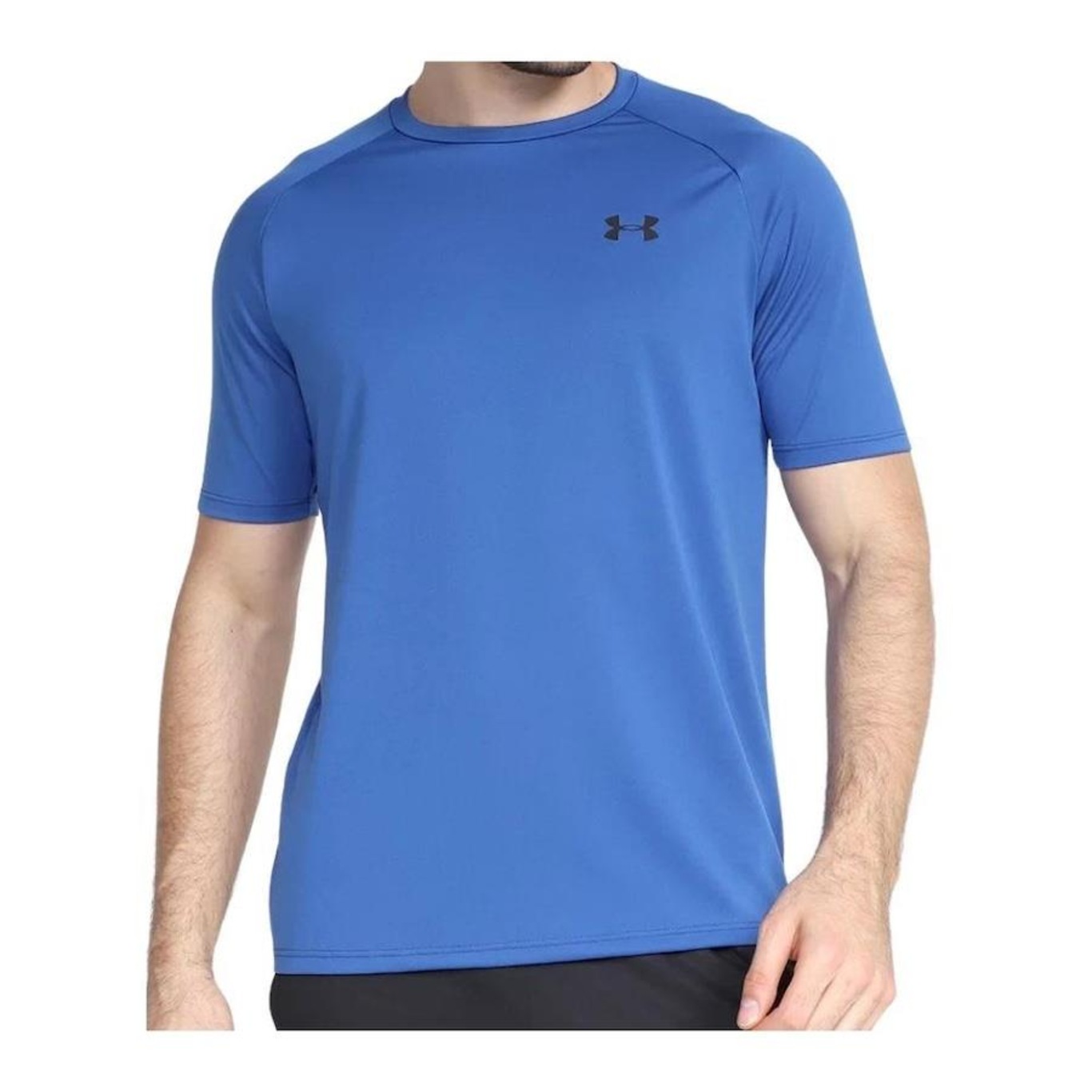 Camiseta Under Armour UA Tech 2.0 Cloud Dye azul cinza 1369591 masculina  3XL