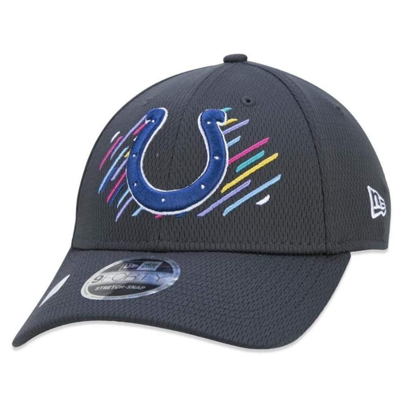 Boné Aba Curva New Era Indianapolis Colts 940 Crucial - Snapback - Adulto - Foto 1