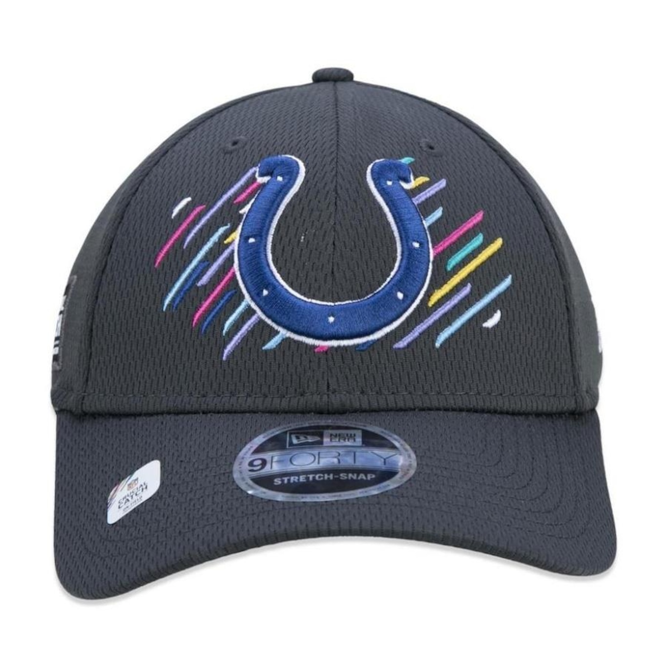 Boné Aba Curva New Era Indianapolis Colts 940 Crucial - Snapback - Adulto - Foto 3