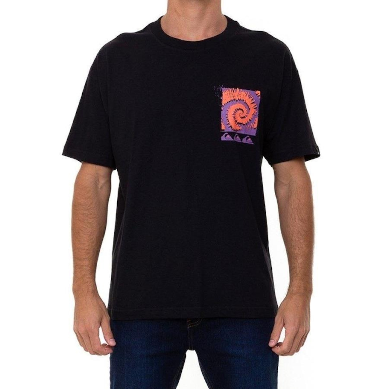 Camiseta Quiksilver Og Spin - Masculina - Foto 1