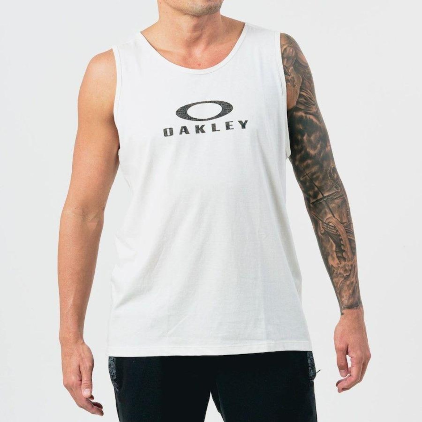 Camiseta Regata Oakley O Classic Graphic Tank - Masculina - Foto 1