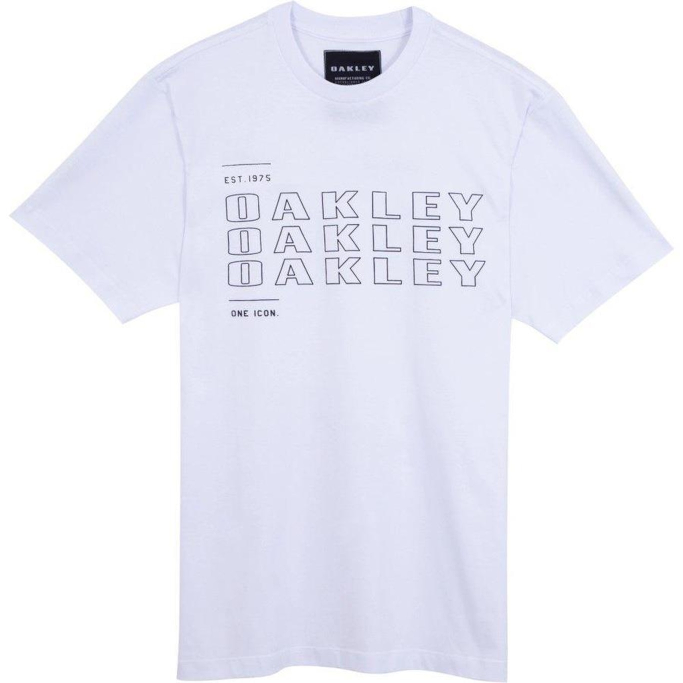 Camiseta Oakley Bark Cooled Grx - Masculina - Foto 1