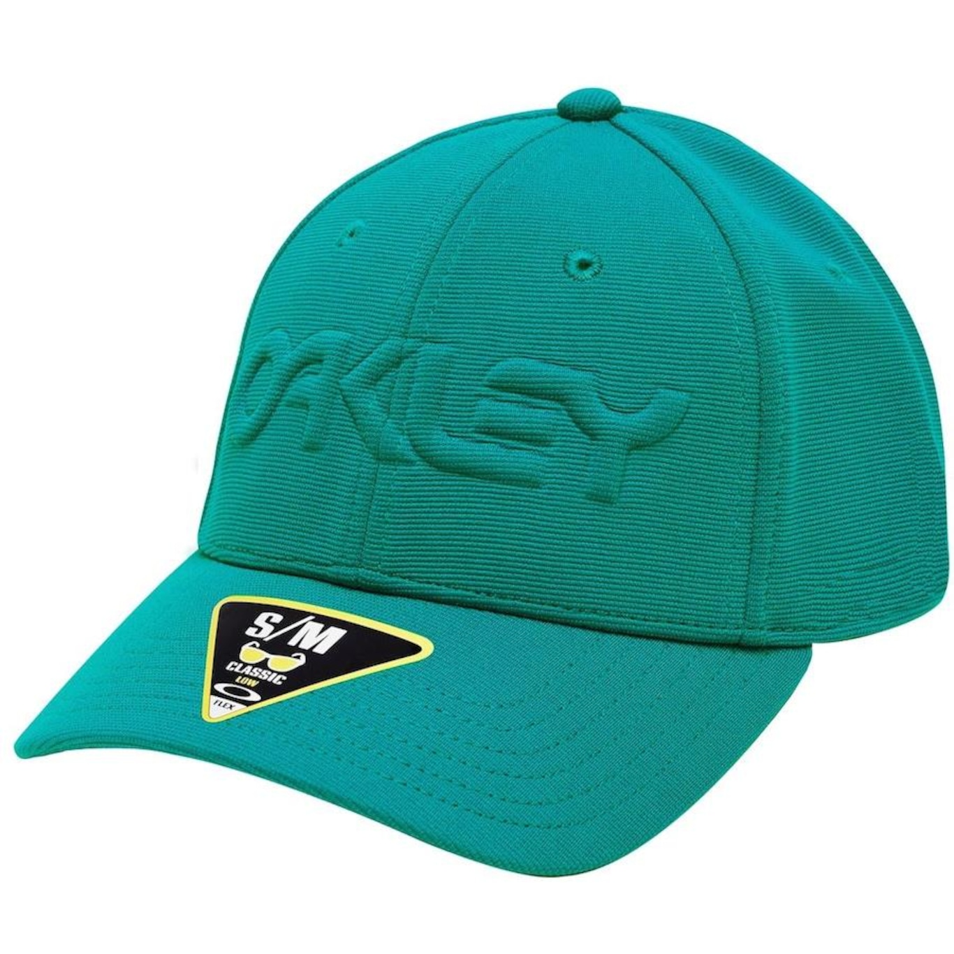 Boné Aba Curva Oakley 6 Panel Embossed - Fechado - Adulto - Foto 1