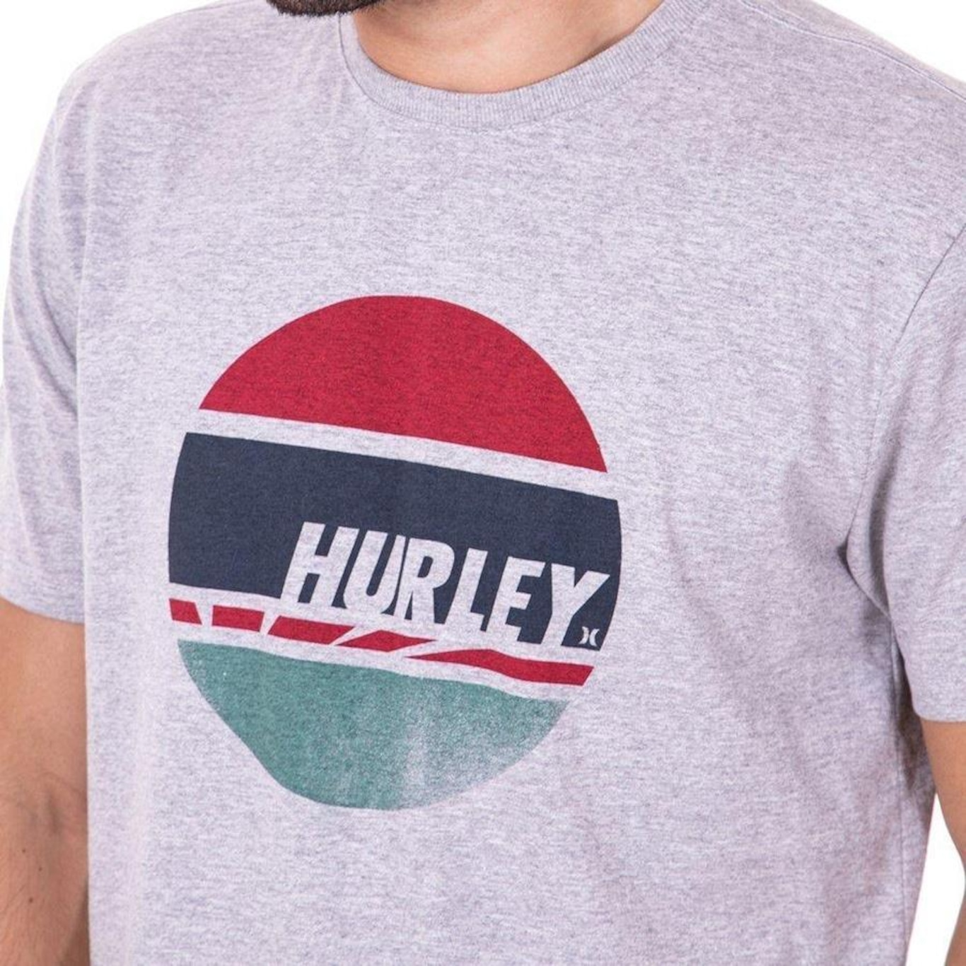 Camiseta Hurley Concrect Circle - Masculina - Foto 3