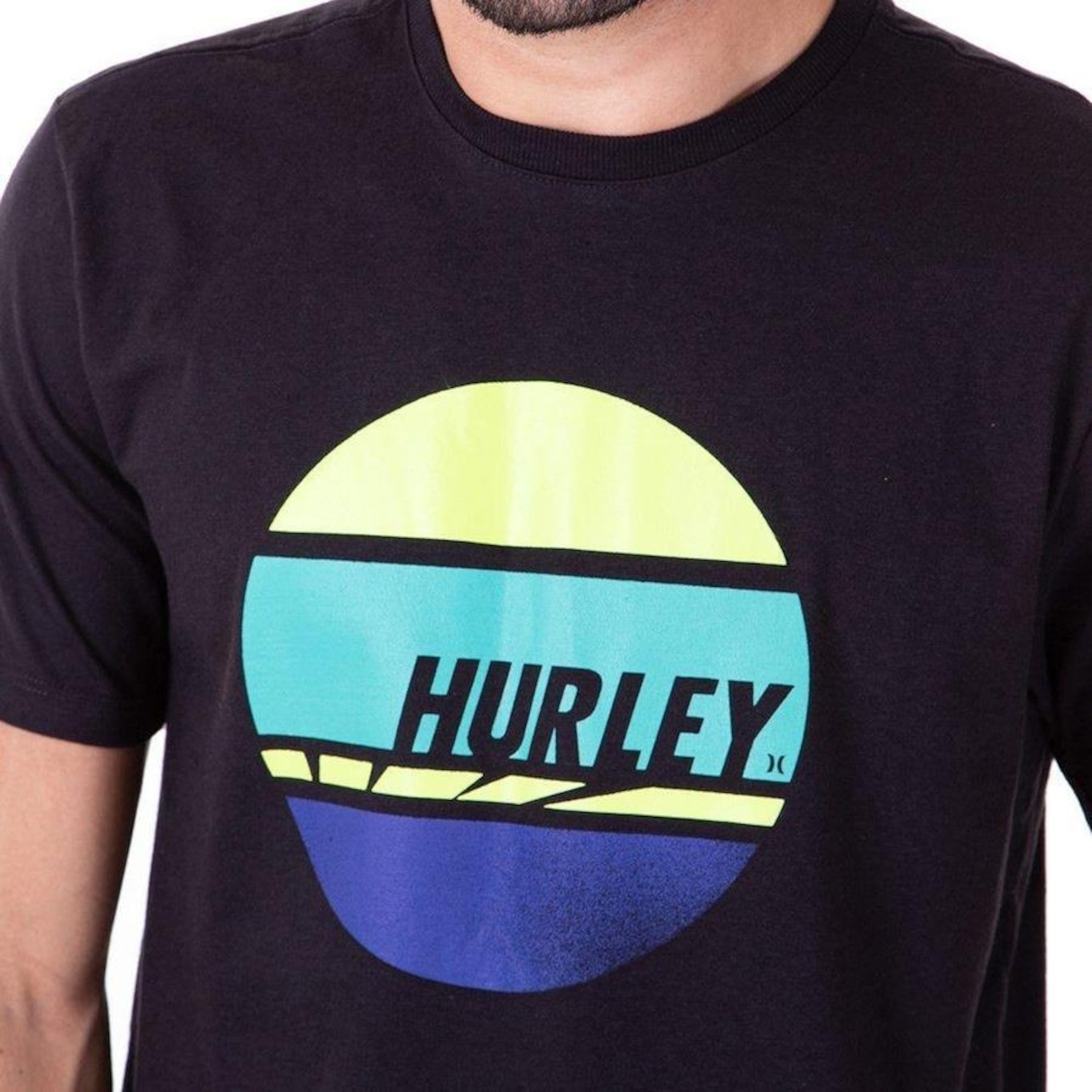 Camiseta Hurley Concrect Circle - Masculina - Foto 3