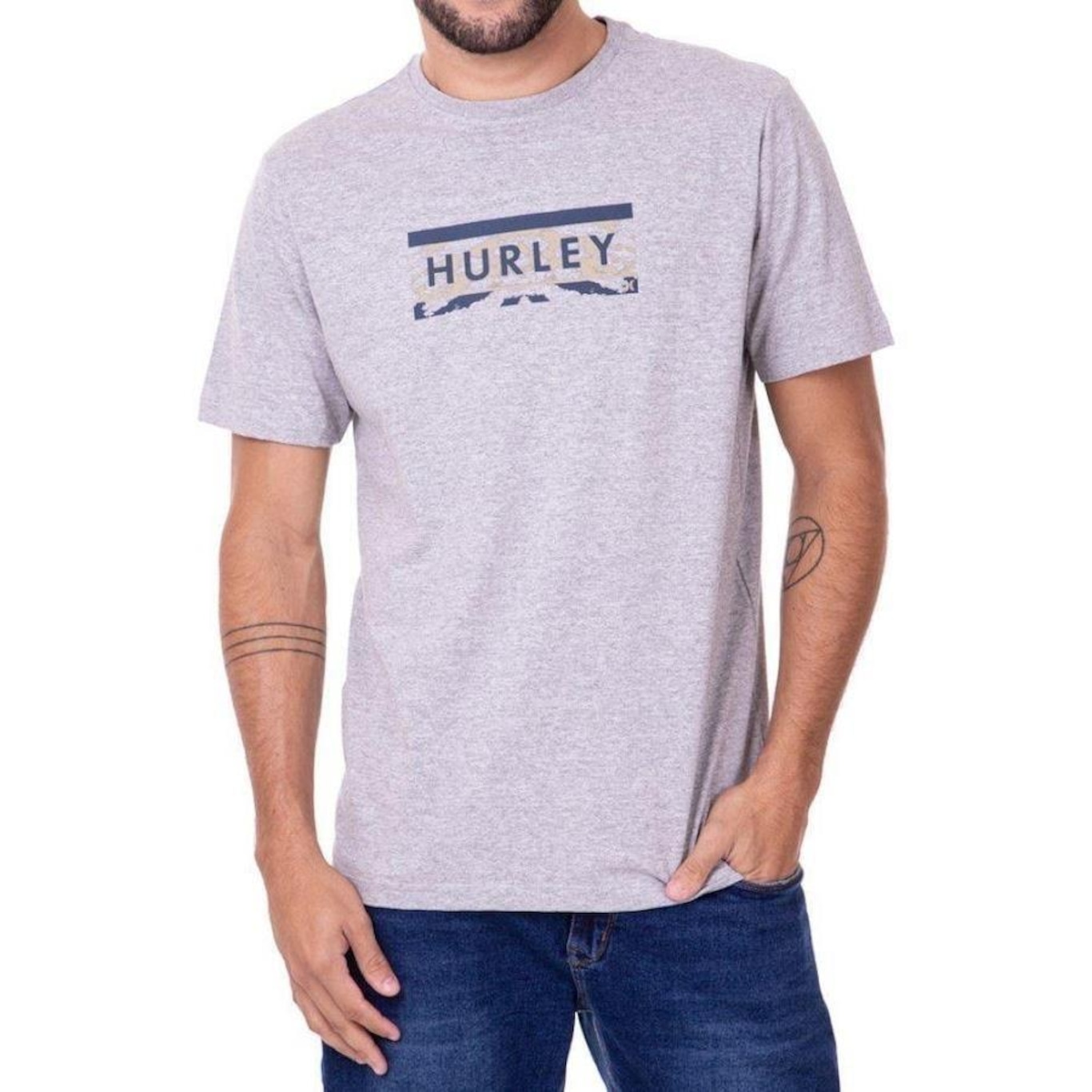 Camiseta Hurley Voice - Masculina - Foto 1