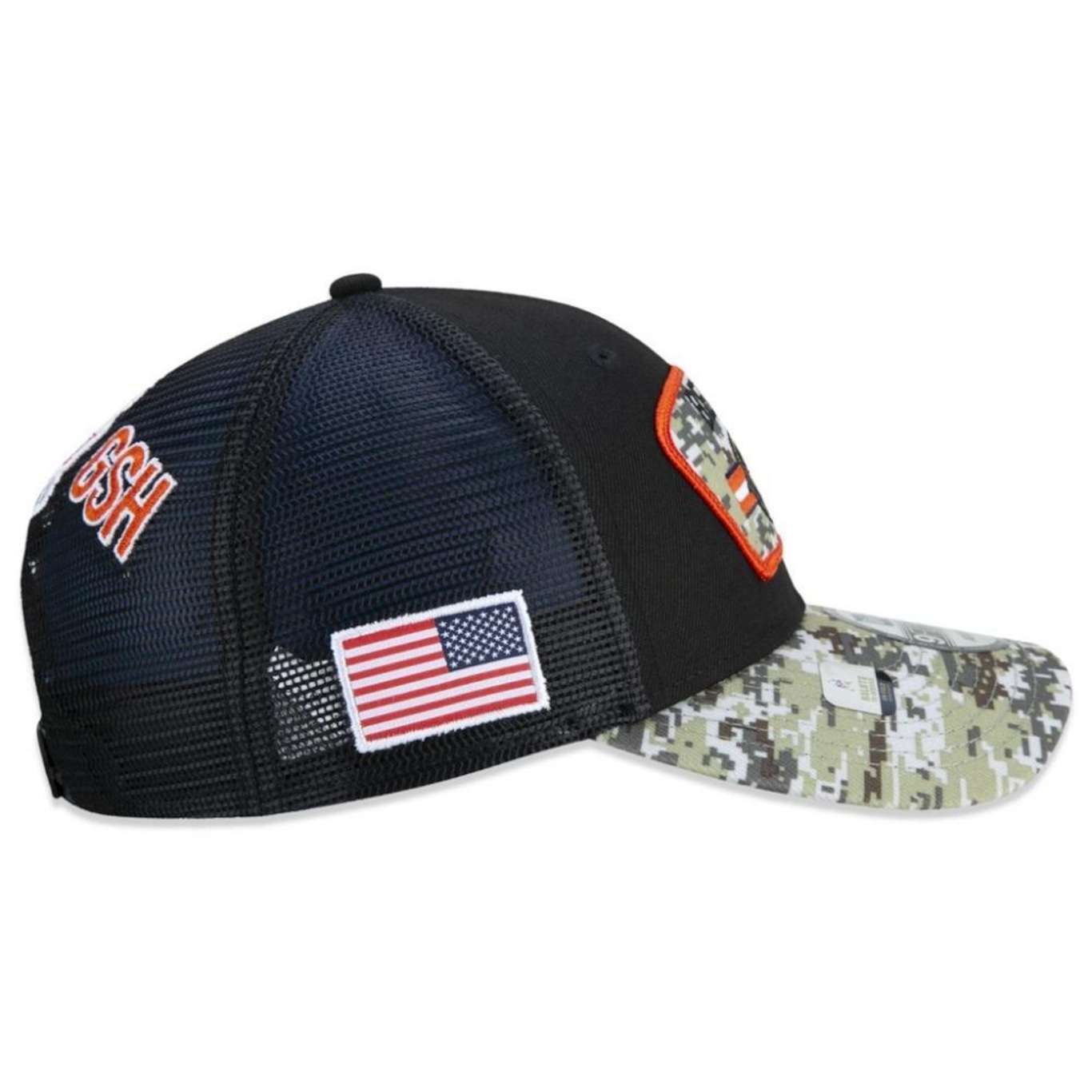 Boné Aba Curva New Era Chicago Bears 940 NFL21 Salute To Service - Snapback - Adulto - Foto 5