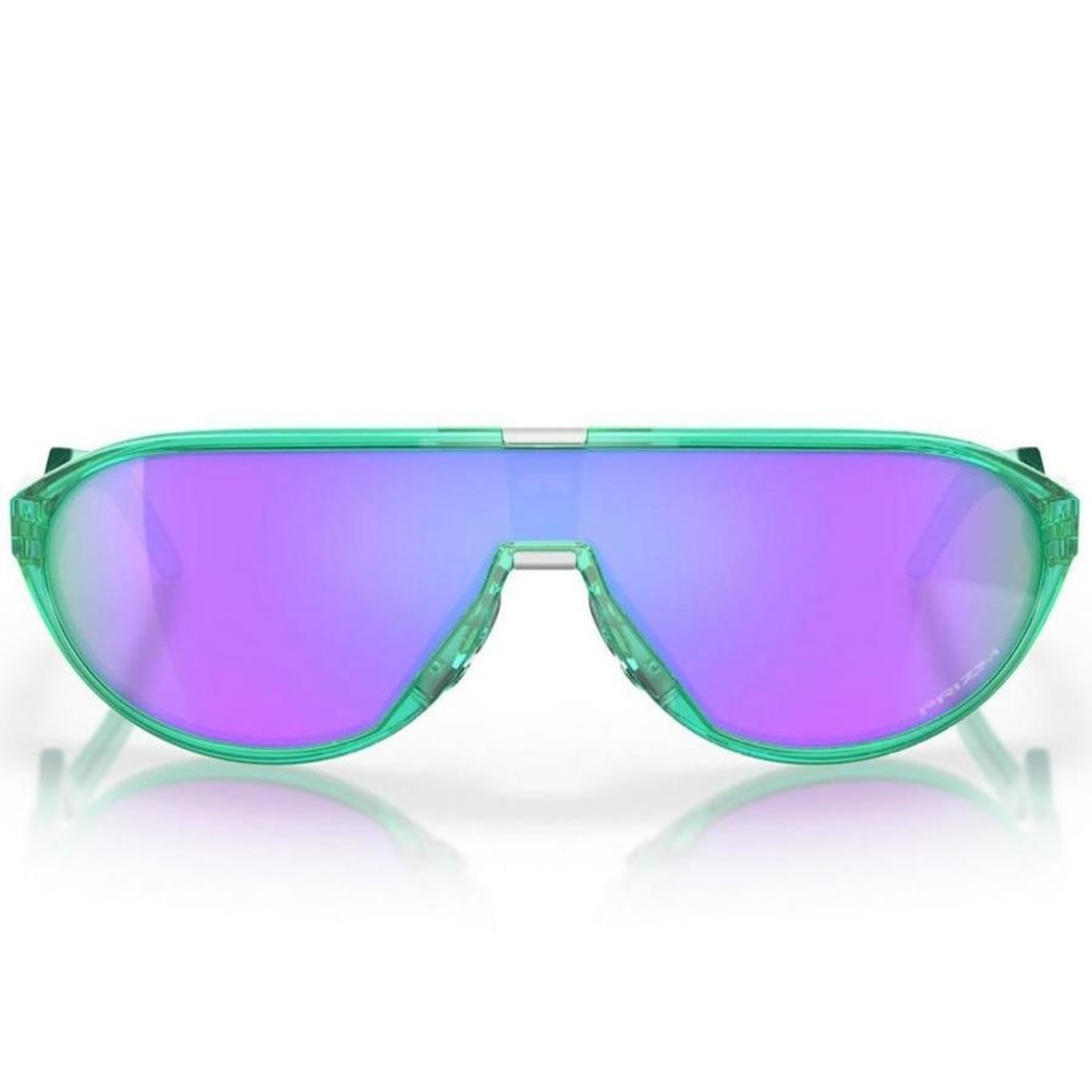 Óculos de Sol Unissex Oakley Cmdn Translucent Celeste W Prizm - Foto 1