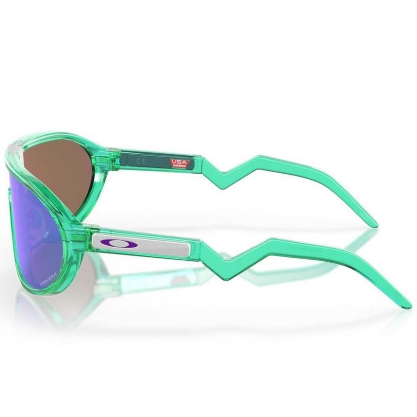 Óculos de Sol Unissex Oakley Cmdn Translucent Celeste W Prizm - Foto 2