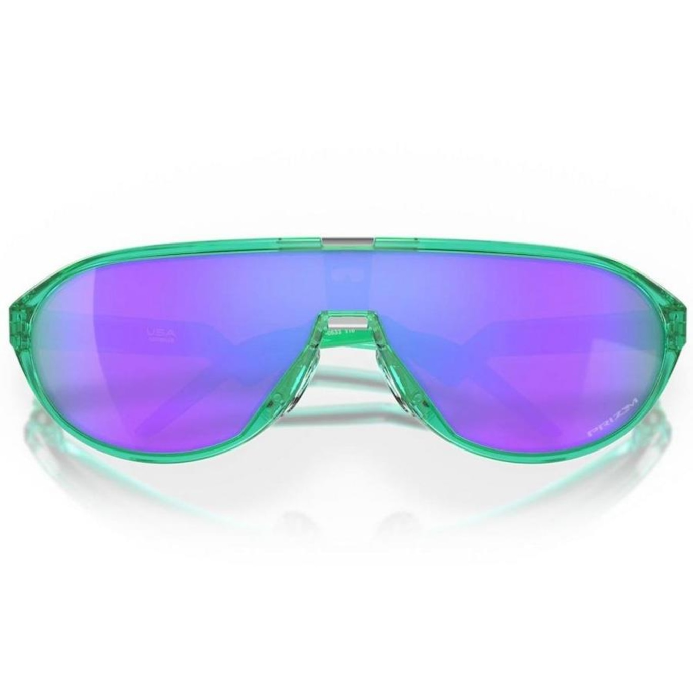 Óculos de Sol Unissex Oakley Cmdn Translucent Celeste W Prizm - Foto 5