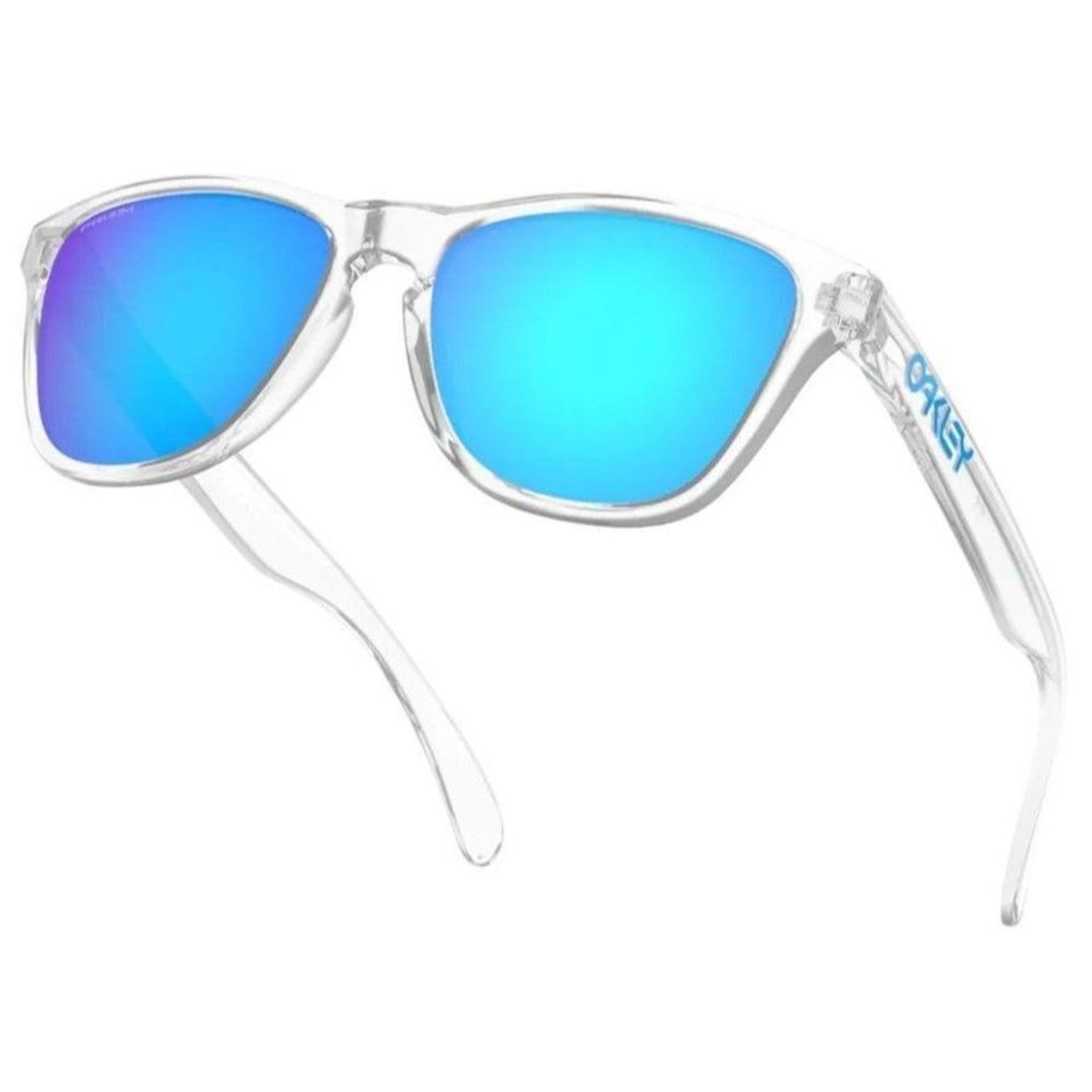 Óculos de Sol Oakley Frogskins XS Polished Clear - Unissex - Foto 3