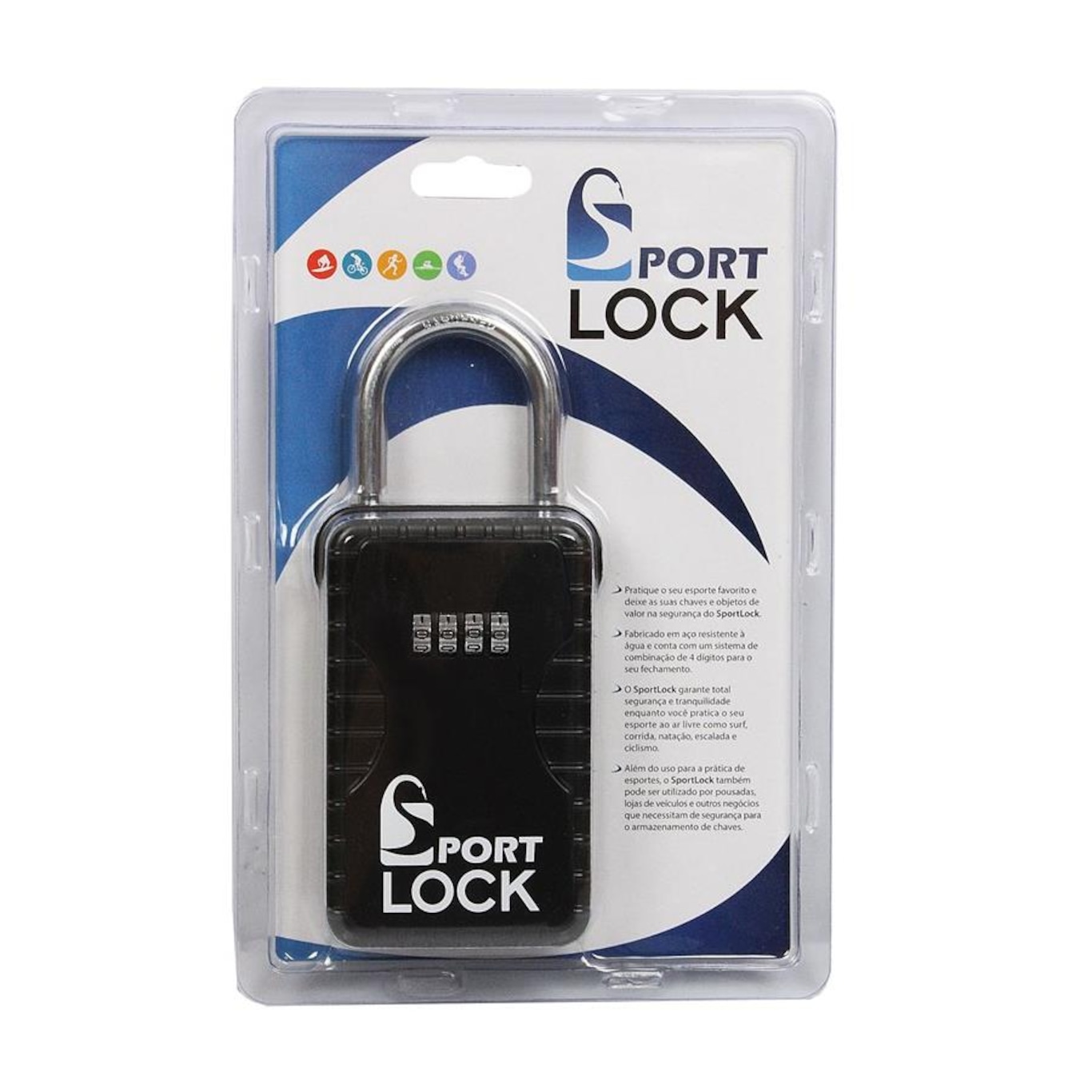 Cadeado Sport Lock Multiuso - Foto 1