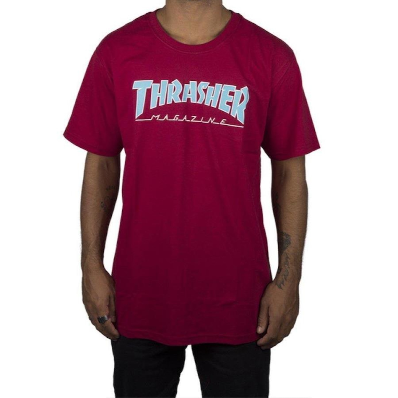 Camiseta Thrasher Outlined - Masculina - Foto 1