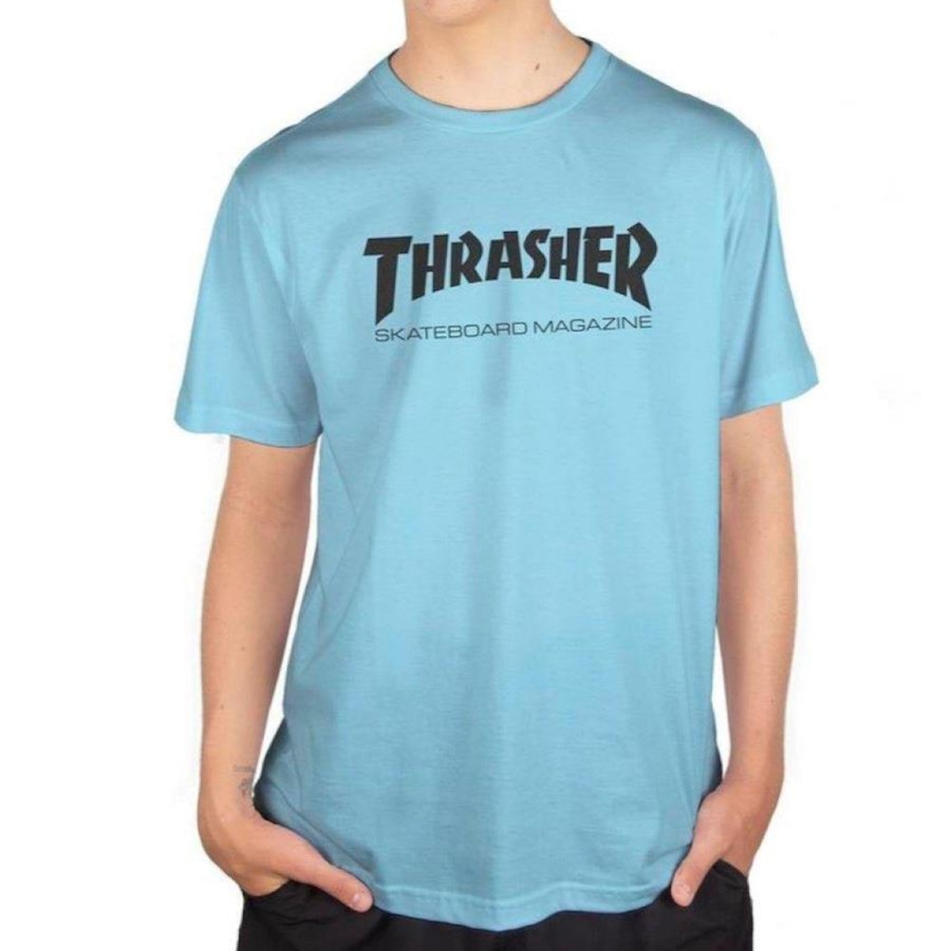 Camiseta Thrasher Skate Mag Logo - Masculina - Foto 1