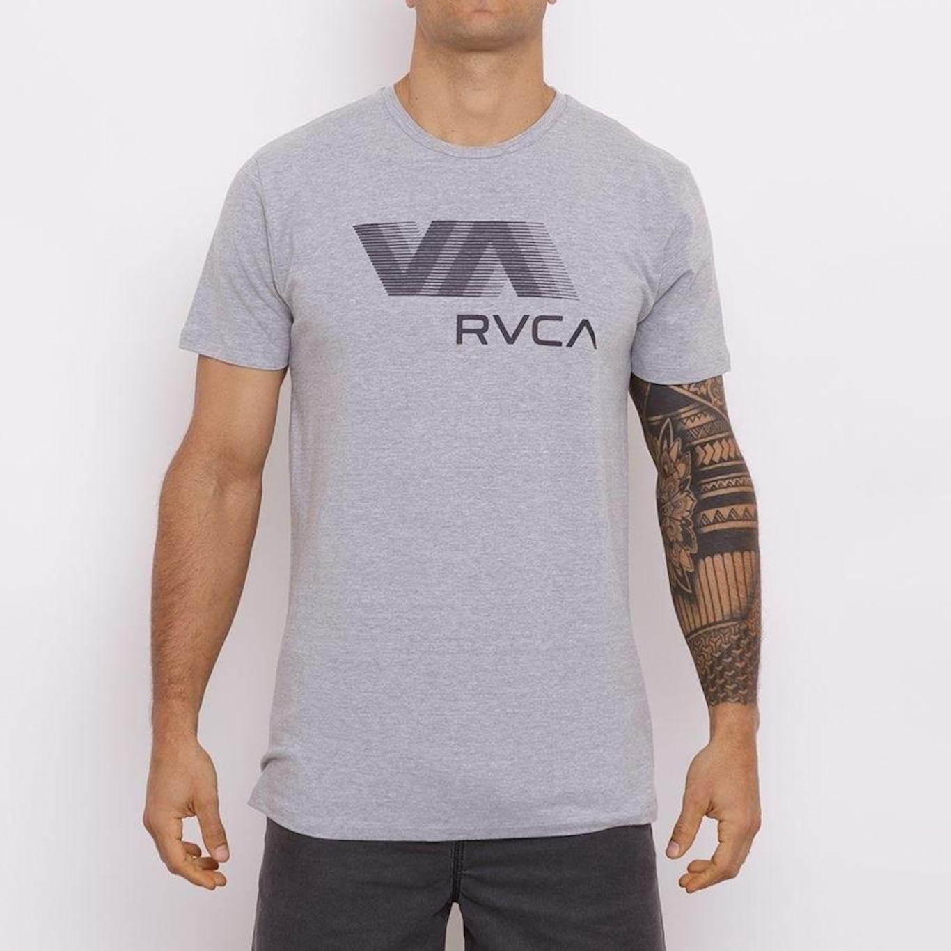 Camiseta RVCA VA RVCA Blur - Masculina - Foto 1