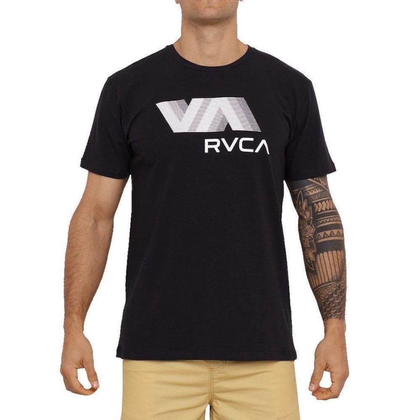 Camiseta RVCA VA RVCA Blur - Masculina - Foto 1