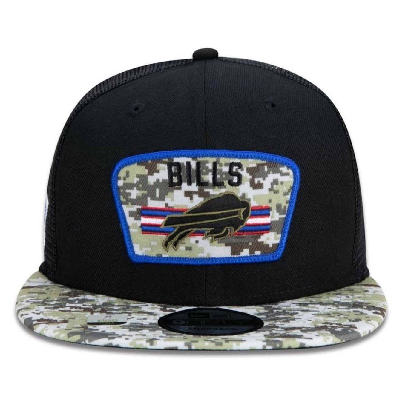 Boné Aba Reta New Era Buffalo Bills 950 NFL 21 Salute Service - Snapback - Adulto - Foto 3