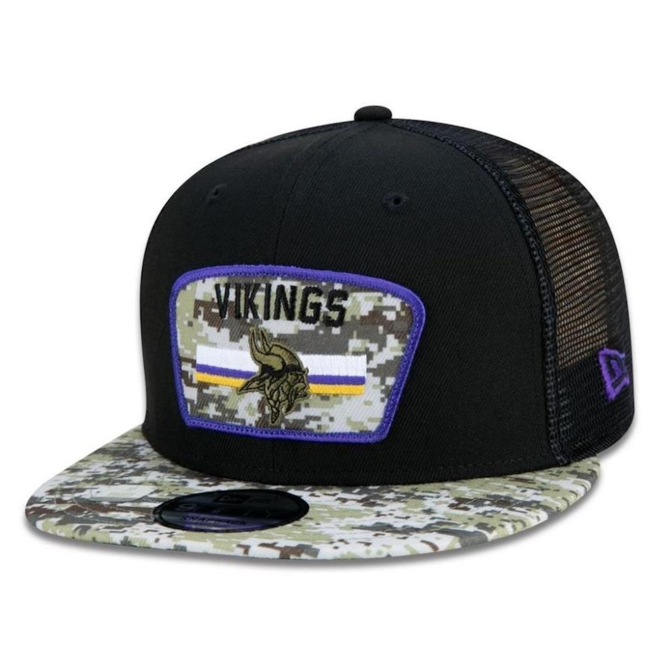 Minnesota Vikings New Era 2023 Salute To Service 39THIRTY Flex Hat