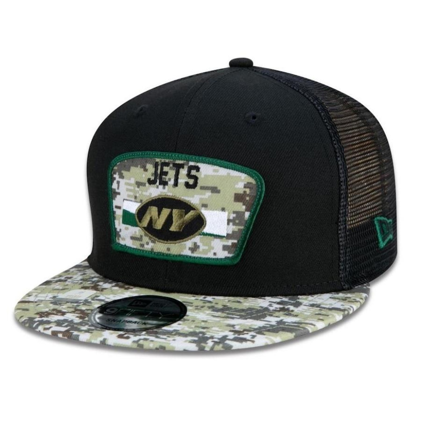 Boné Aba Reta New Era New York Jets 950 NFL 21 Salute Service - Snapback - Adulto - Foto 1