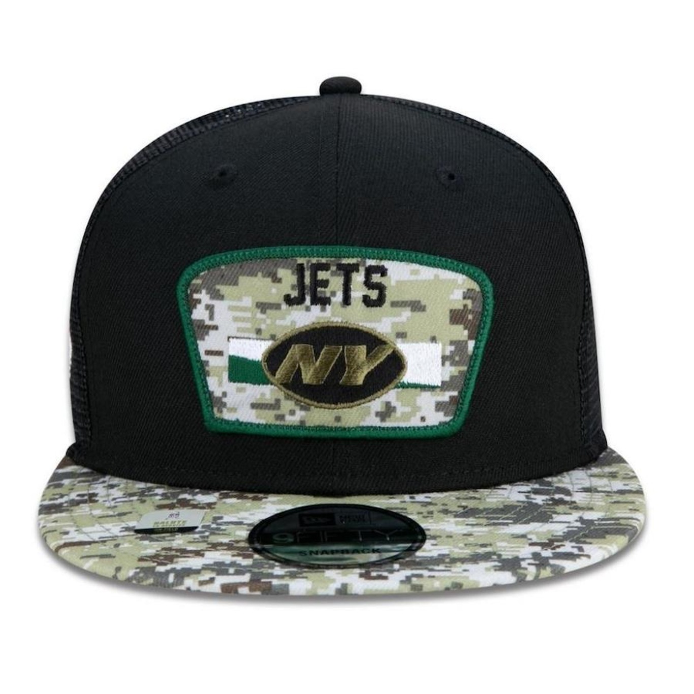 Boné Aba Reta New Era New York Jets 950 NFL 21 Salute Service - Snapback - Adulto - Foto 3