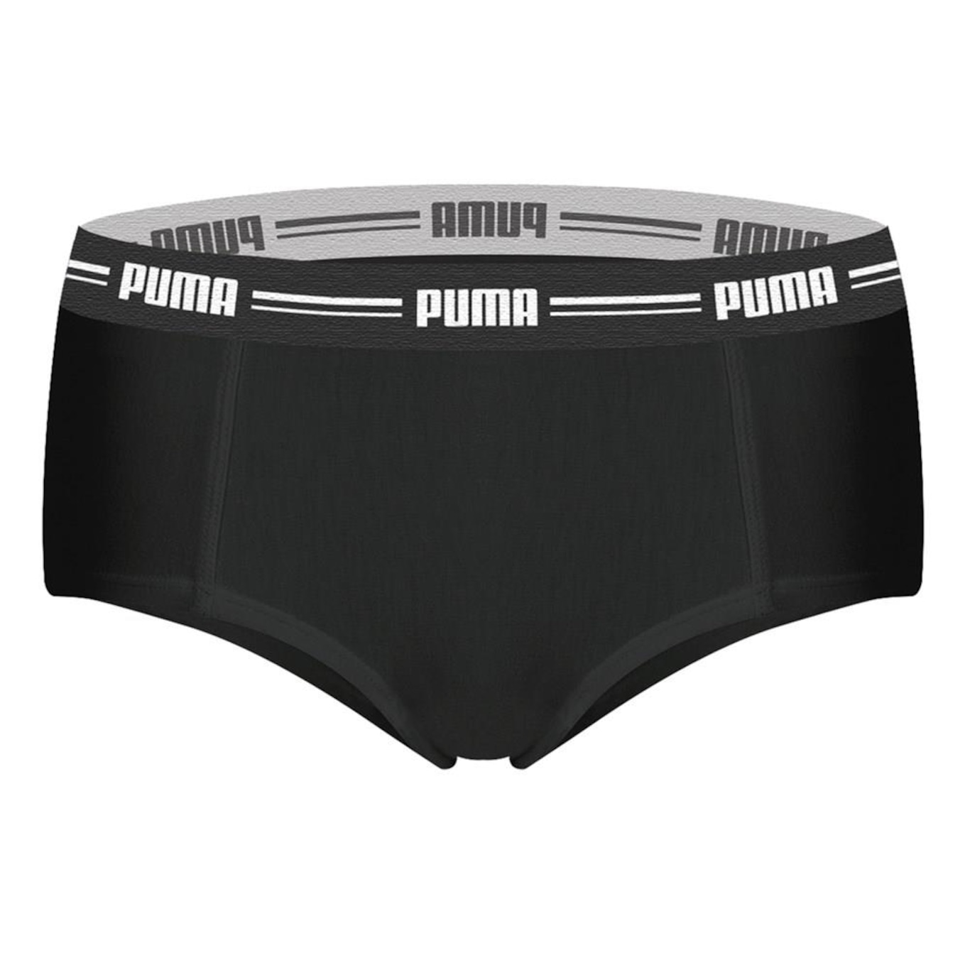 Kit de Calcinhas Puma Mini Boxer - Adulto - 3 Unds - Foto 2